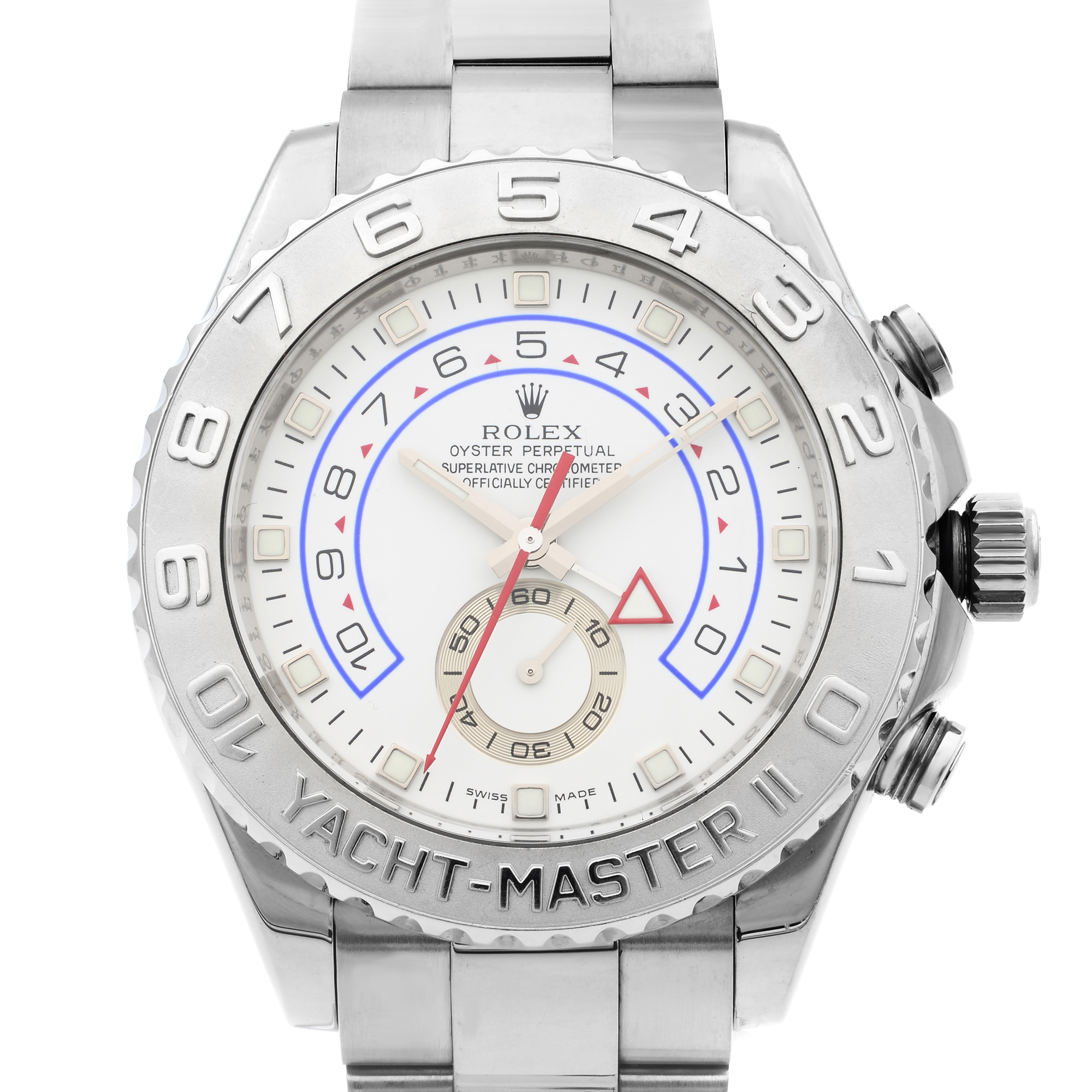 rolex 18kt white gold and platinum yachtmaster ii