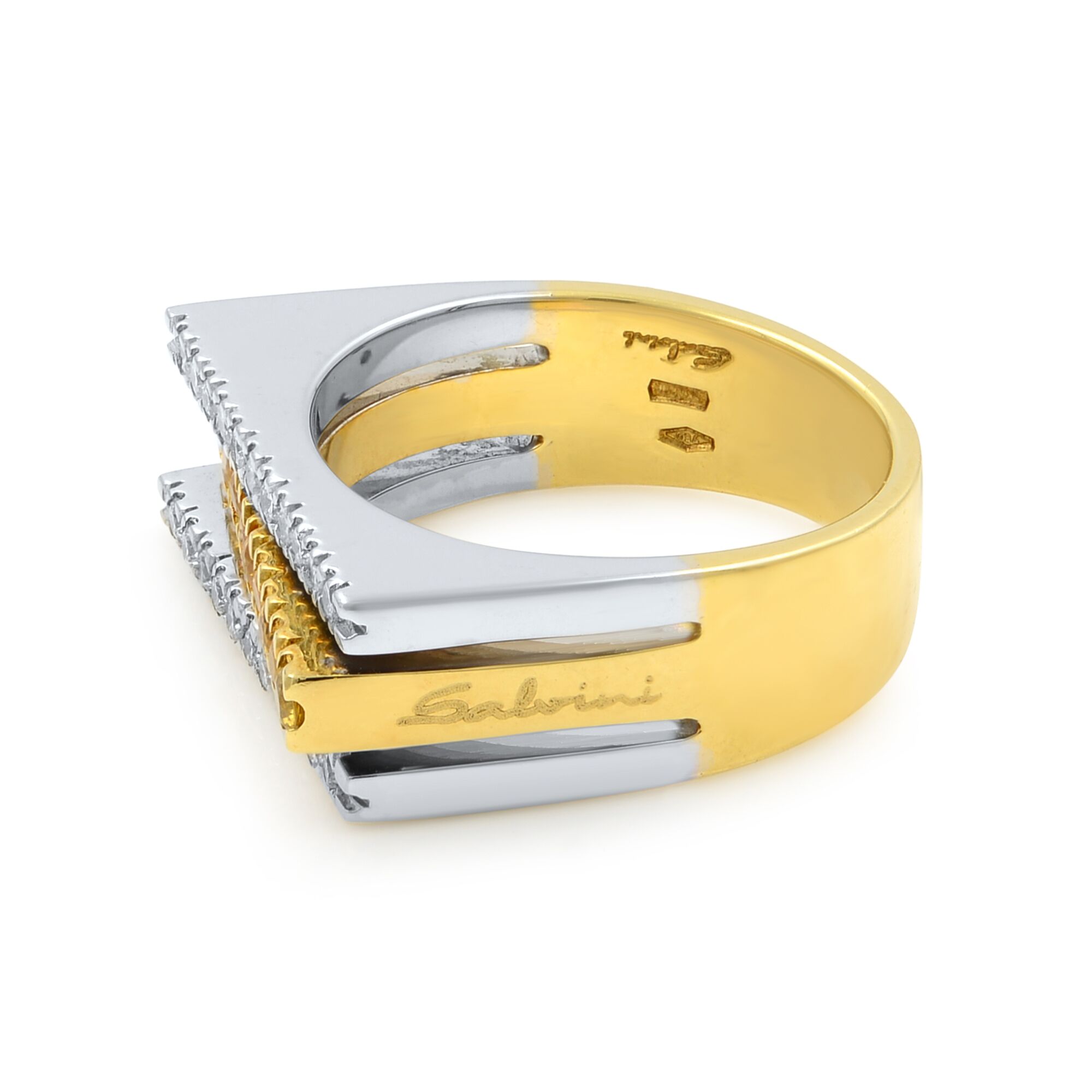 3rd image of Salvini 014325 Ring with Diamonds & Gemstones, PreOwned condition
