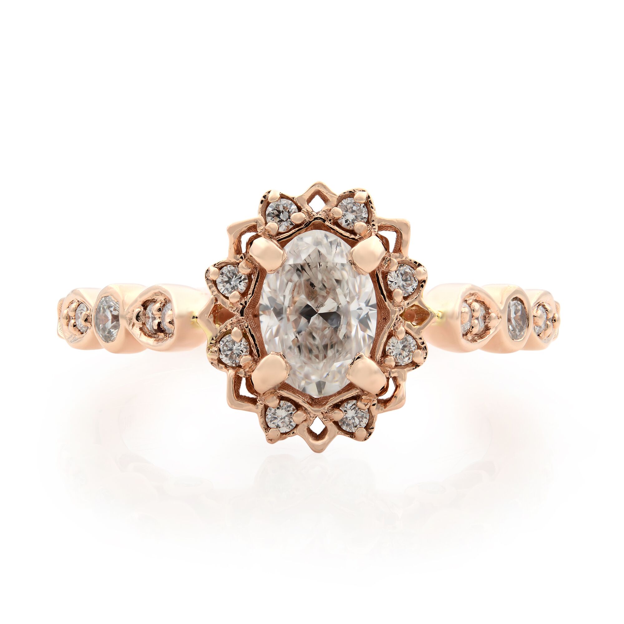 2nd image of Rachel Koen 037642 Engagement Ring with Diamonds, New condition