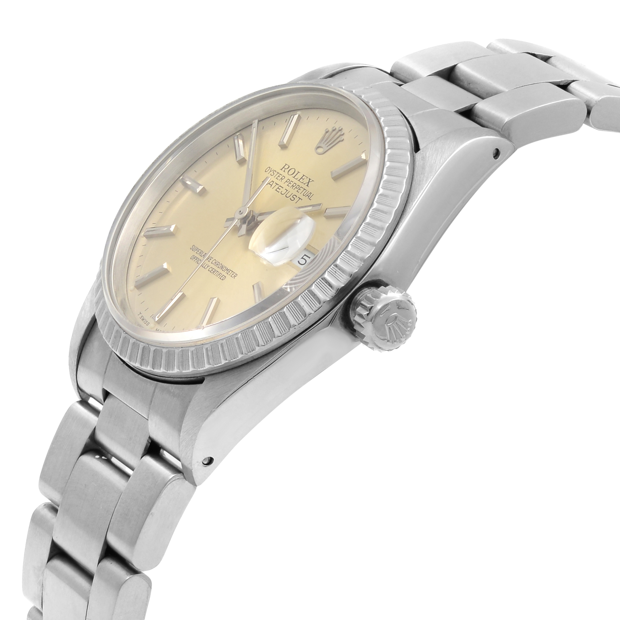 rolex datejust silver dial 36mm