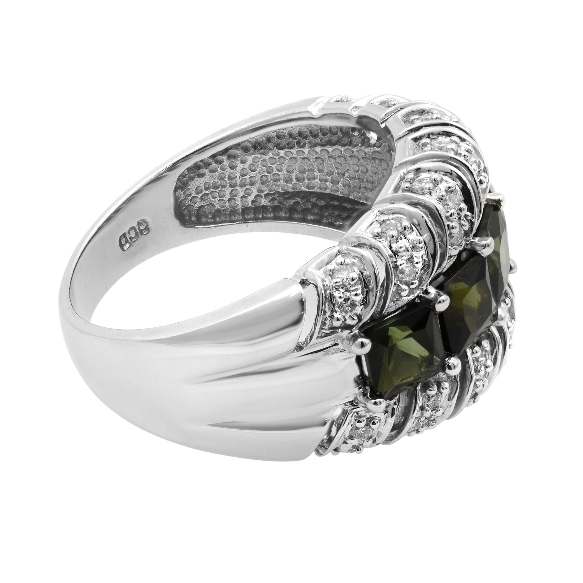 4th image of Rachel Koen 029217 Ring with Diamonds & Gemstones, Unworn condition