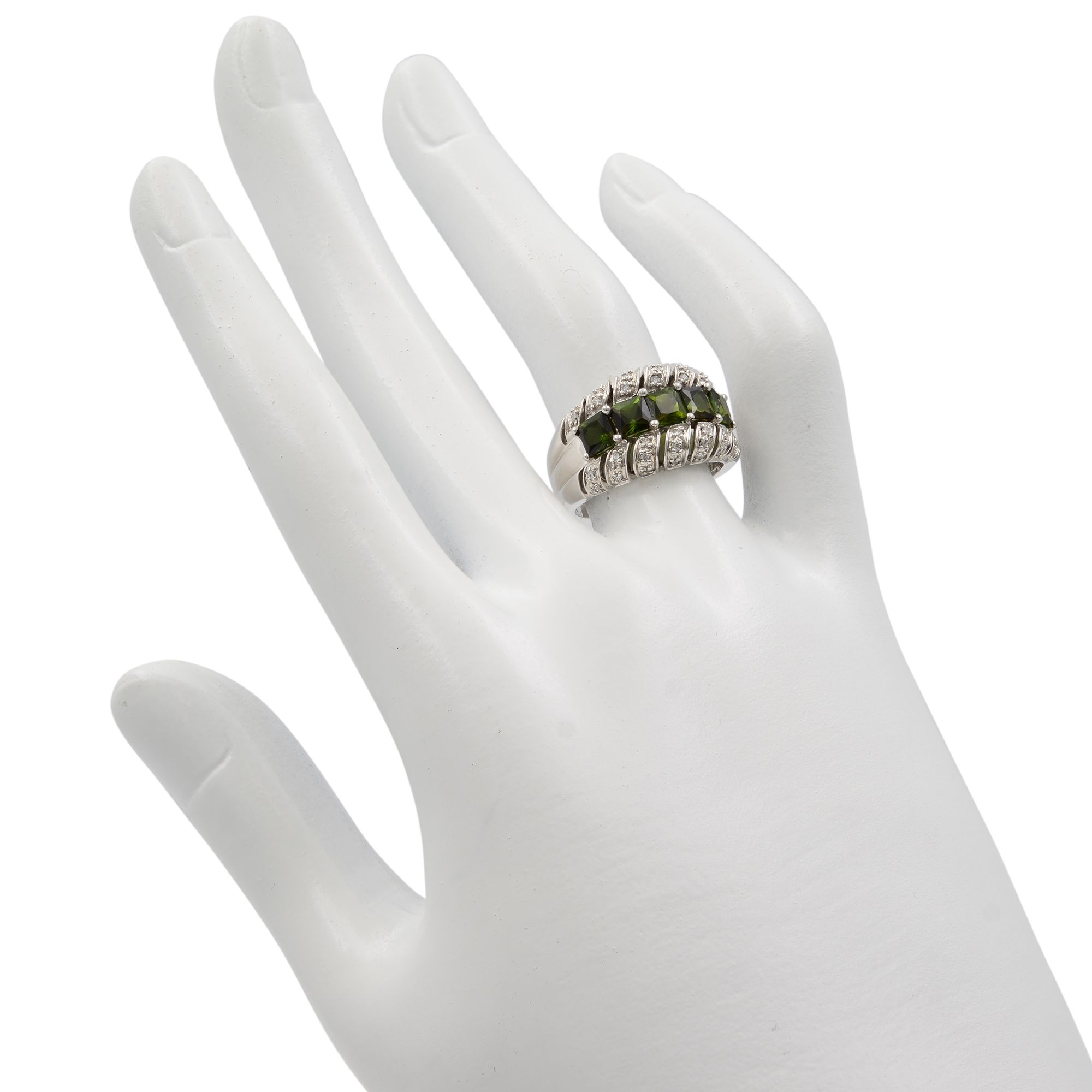 6th image of Rachel Koen 029217 Ring with Diamonds & Gemstones, Unworn condition
