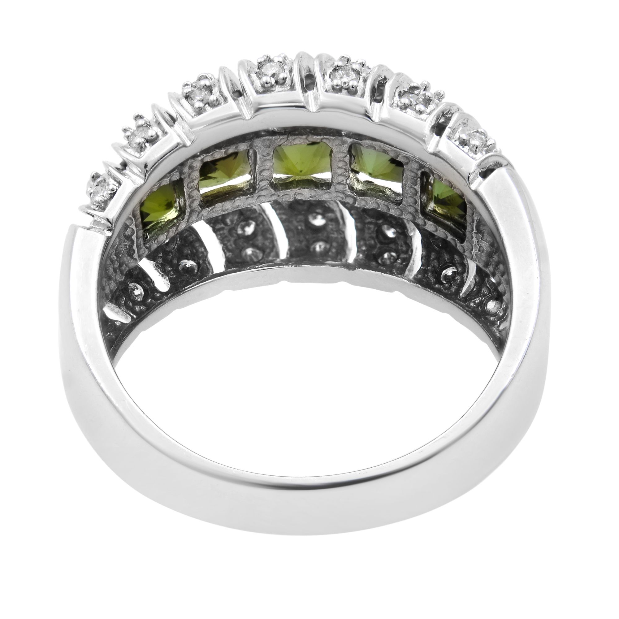 5th image of Rachel Koen 029217 Ring with Diamonds & Gemstones, Unworn condition
