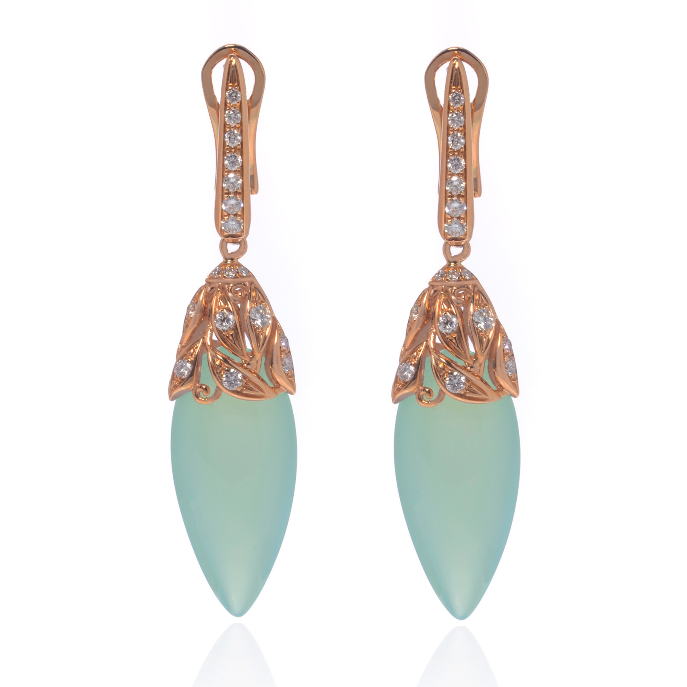 2nd image of Luca Carati 048380 Earring with Diamonds & Gemstones, New condition