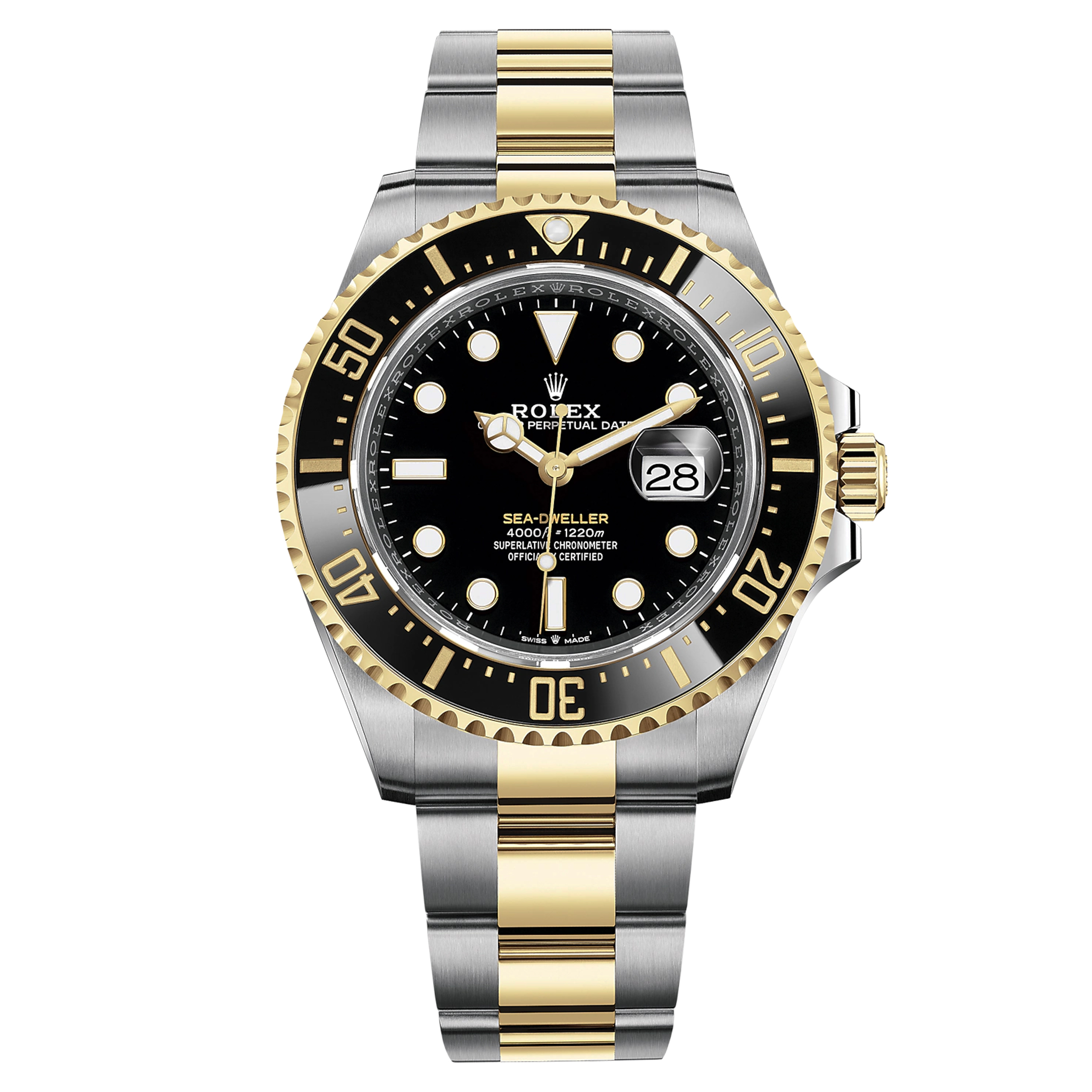 2025 New Rolex 126603 Sea Dweller 43mm Steel 18K Gold Black on
