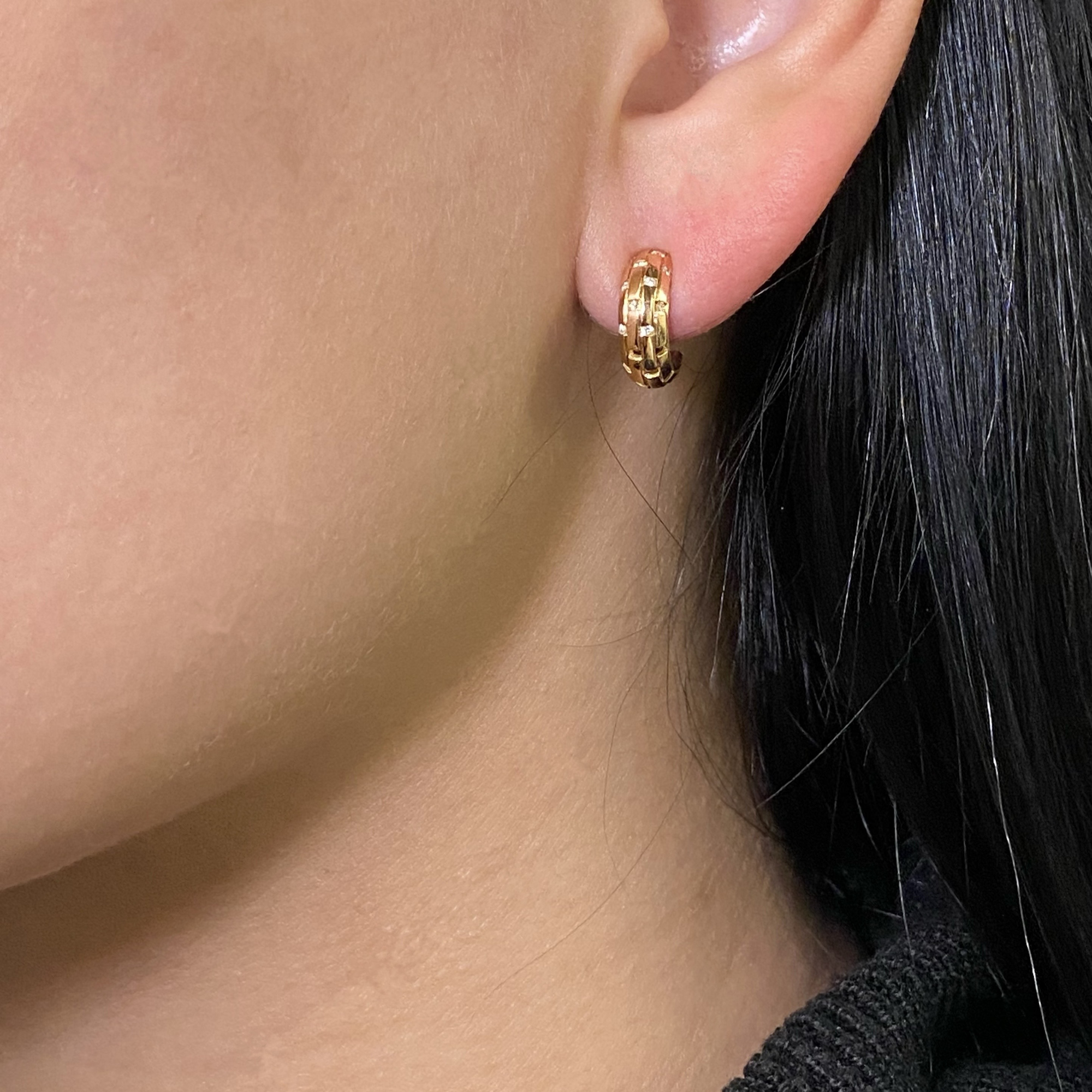 4th image of Piero Milano  010990 Earring with Diamonds, Unworn condition