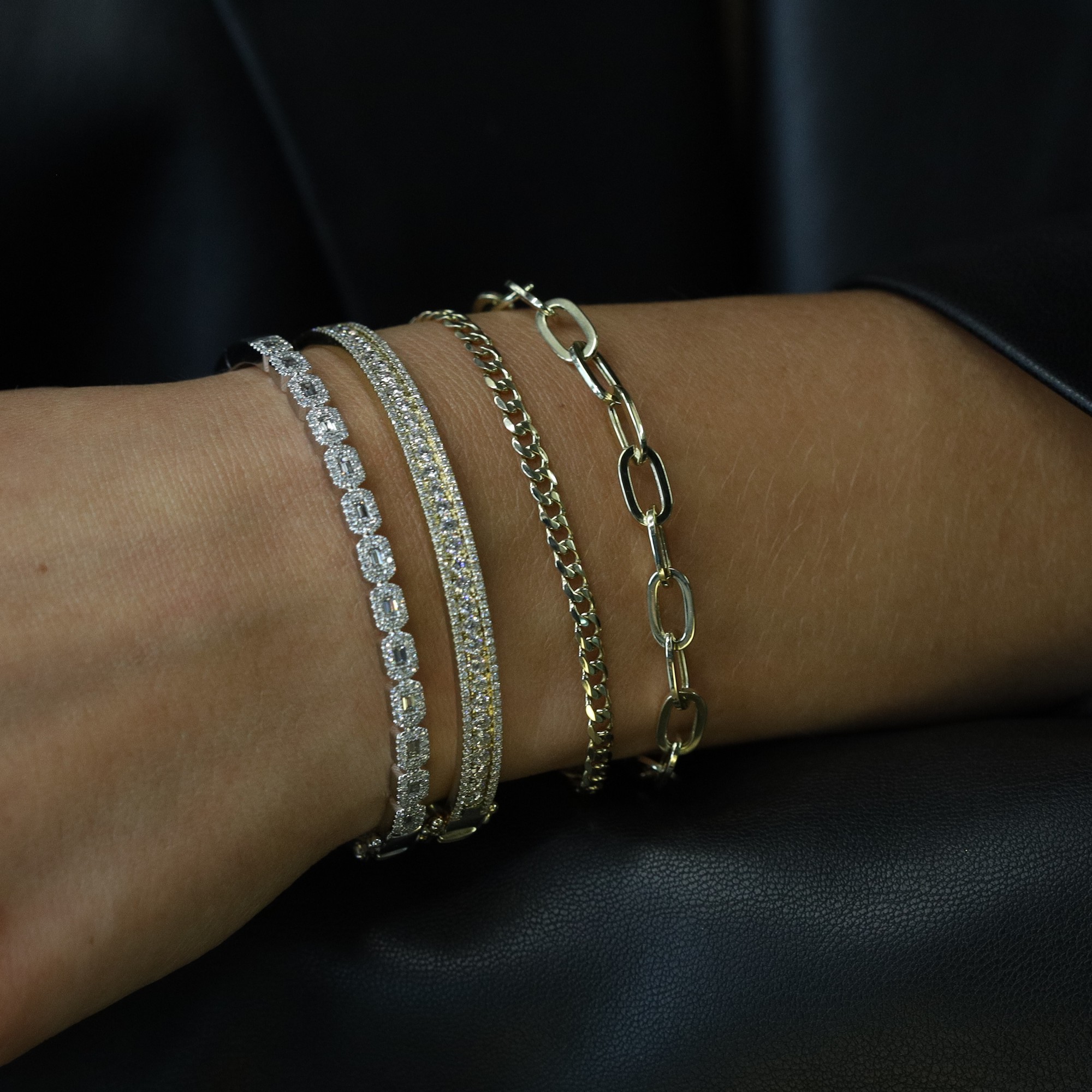 7th image of Rachel Koen 00878 Bracelet with Diamonds, New condition