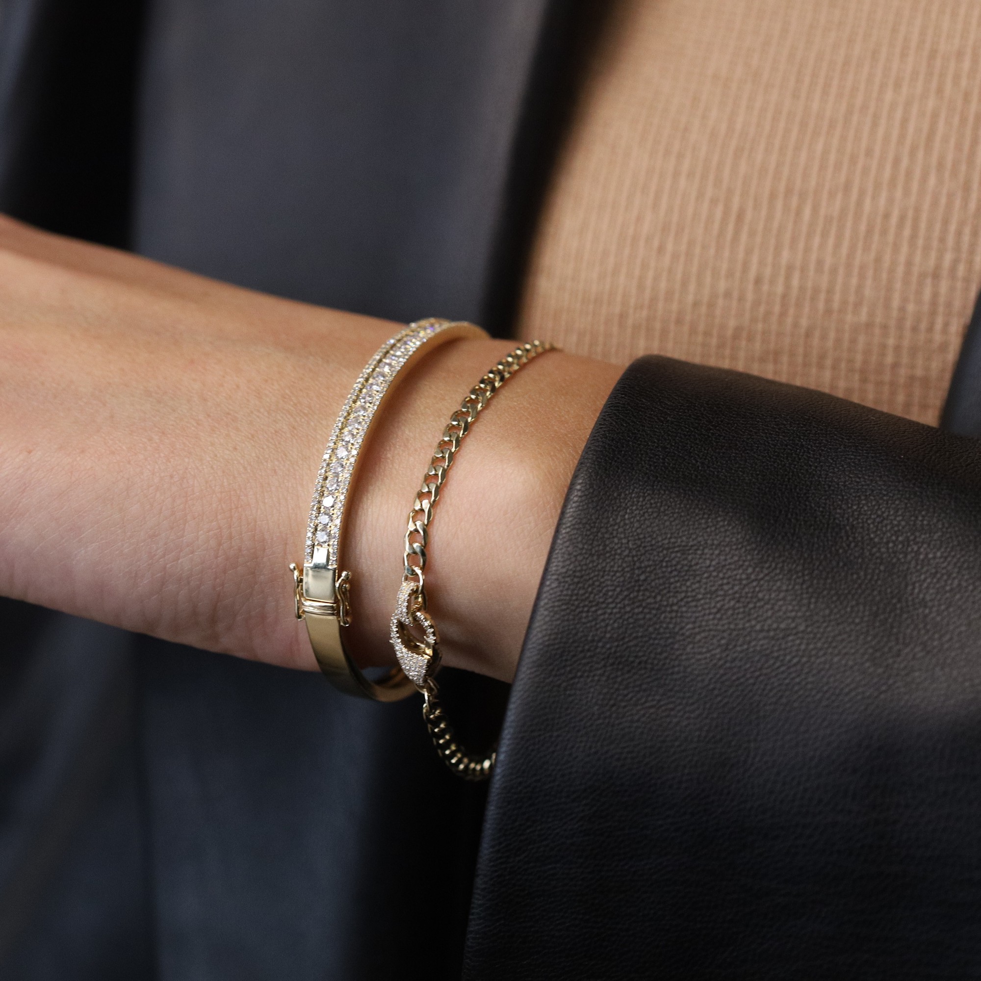 6th image of Rachel Koen 00878 Bracelet with Diamonds, New condition