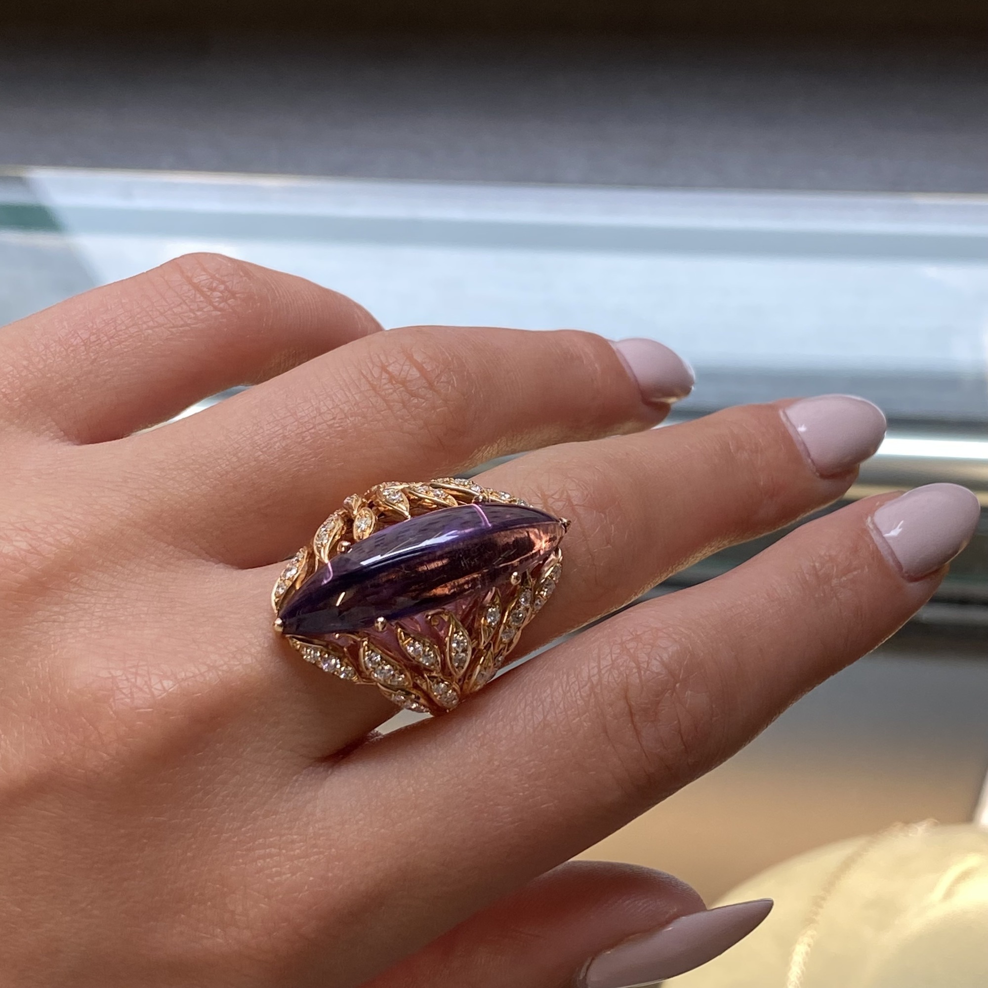 8th image of Luca Carati  048366 Ring with Diamonds & Gemstones, New condition