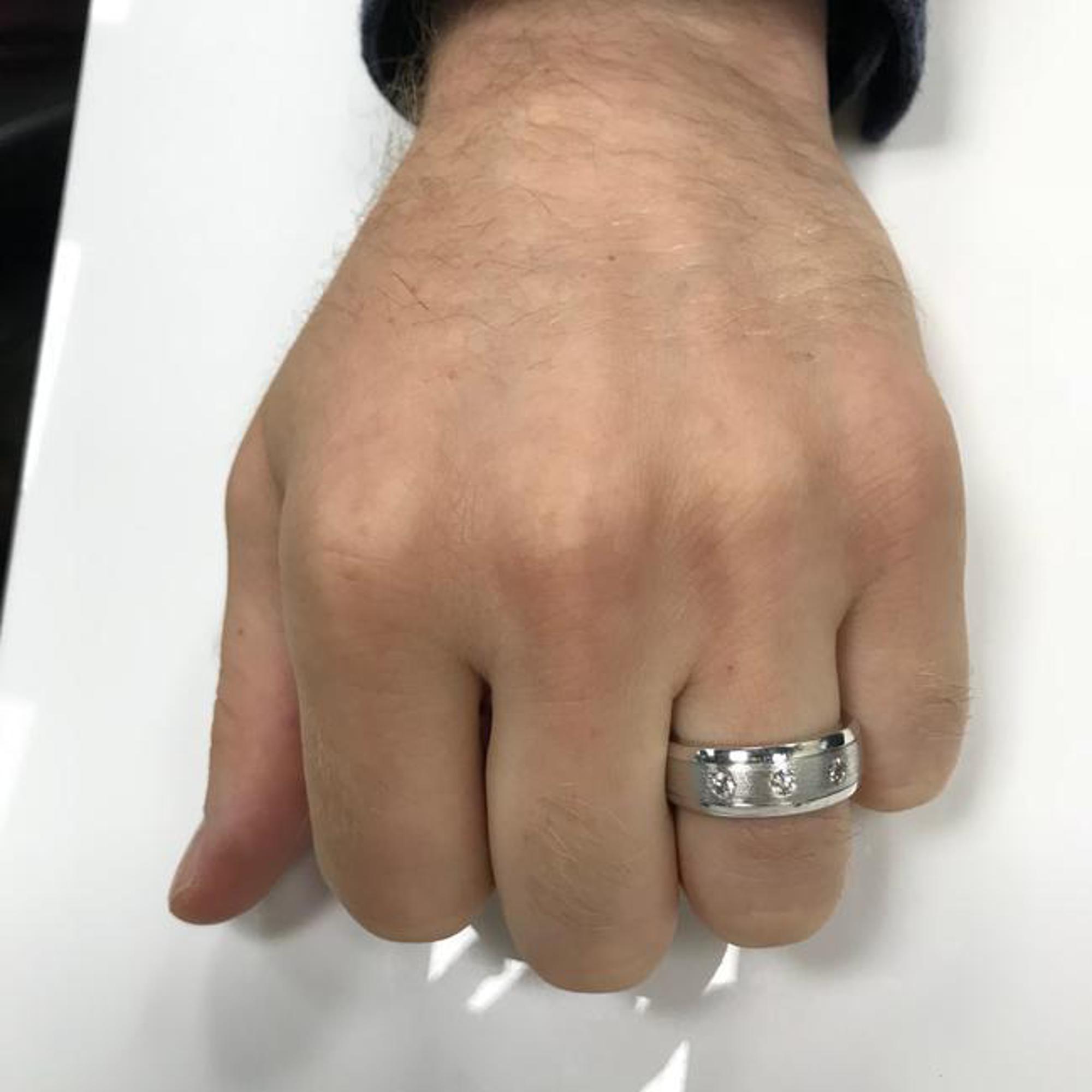 Model Wearing Ring