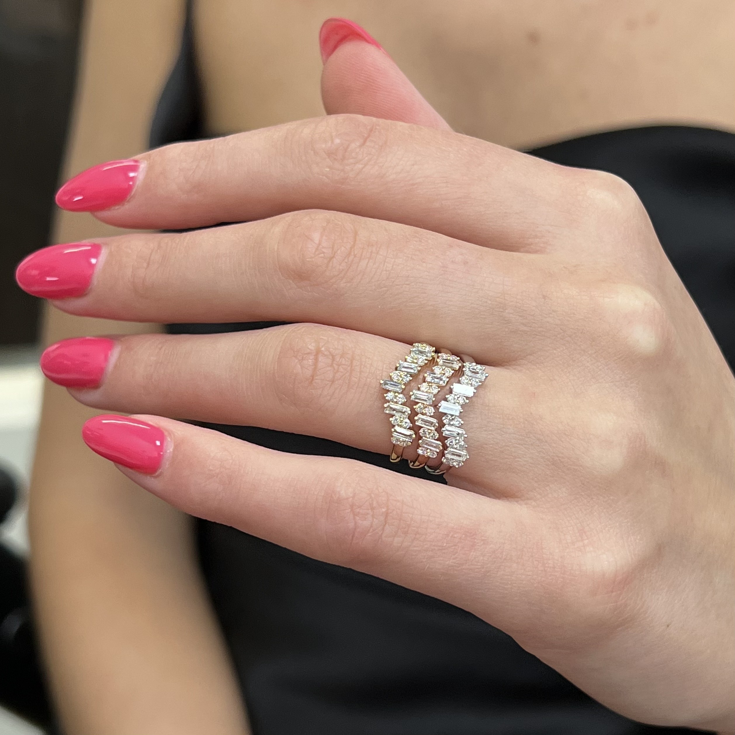Model Wearing Ring