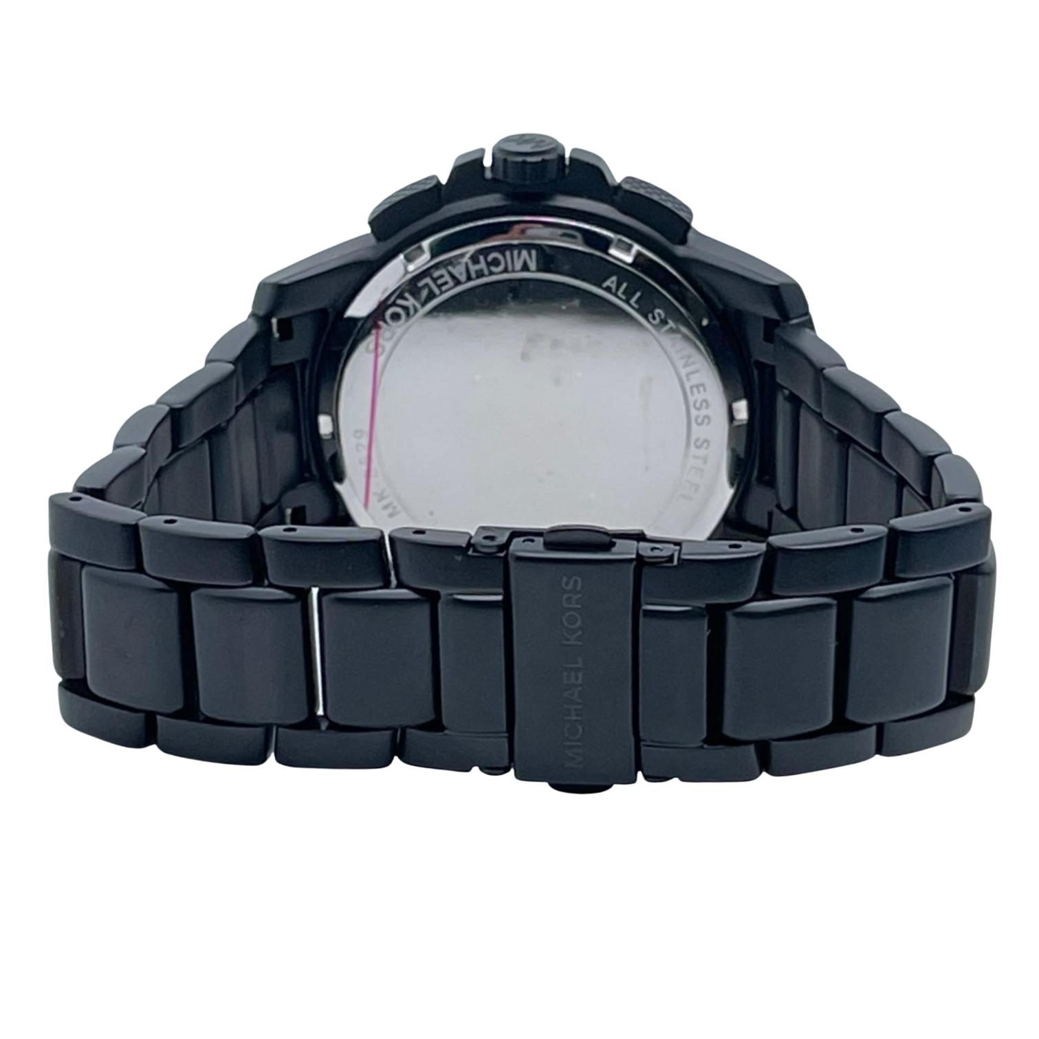 MICHAEL KORS ブラック　腕時計 Michael Kors Lexington Chronograph Quartz Bracelet Watch, 44mm