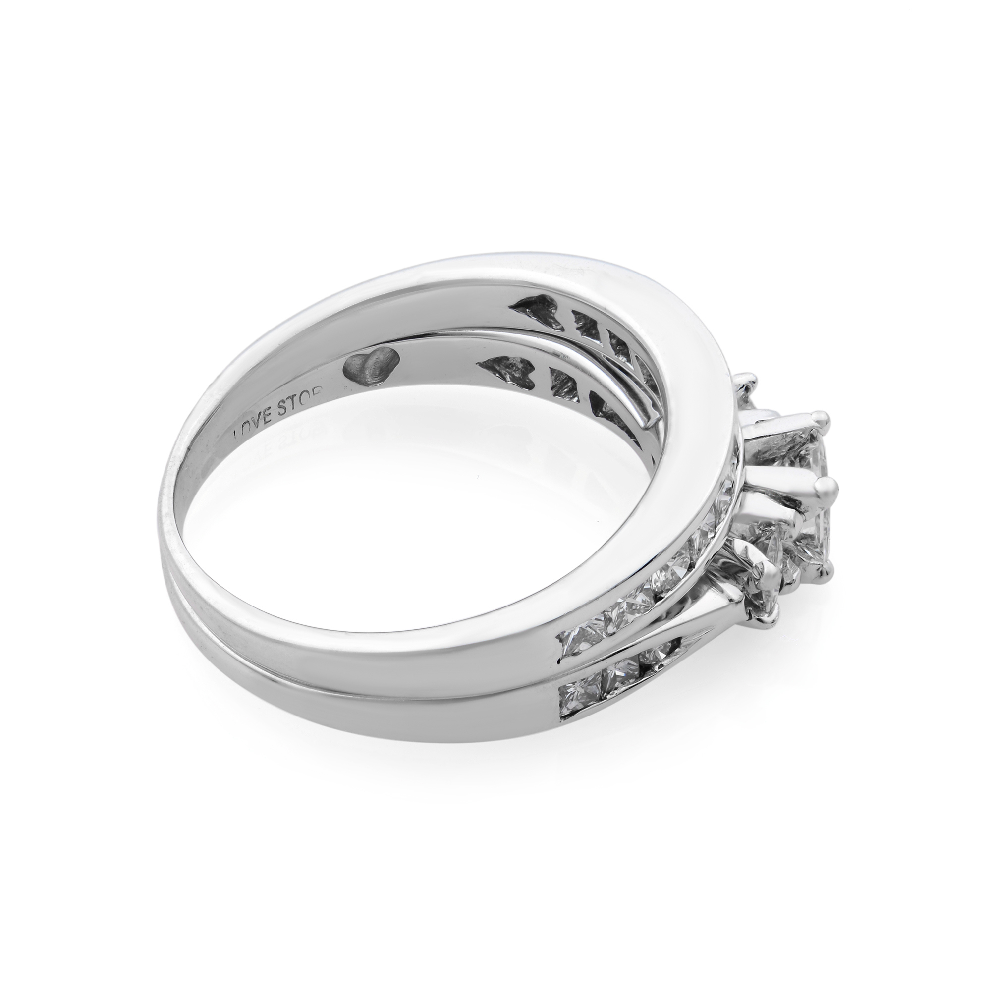 4th image of Rachel Koen 029154 Engagement Ring with Diamonds, New condition