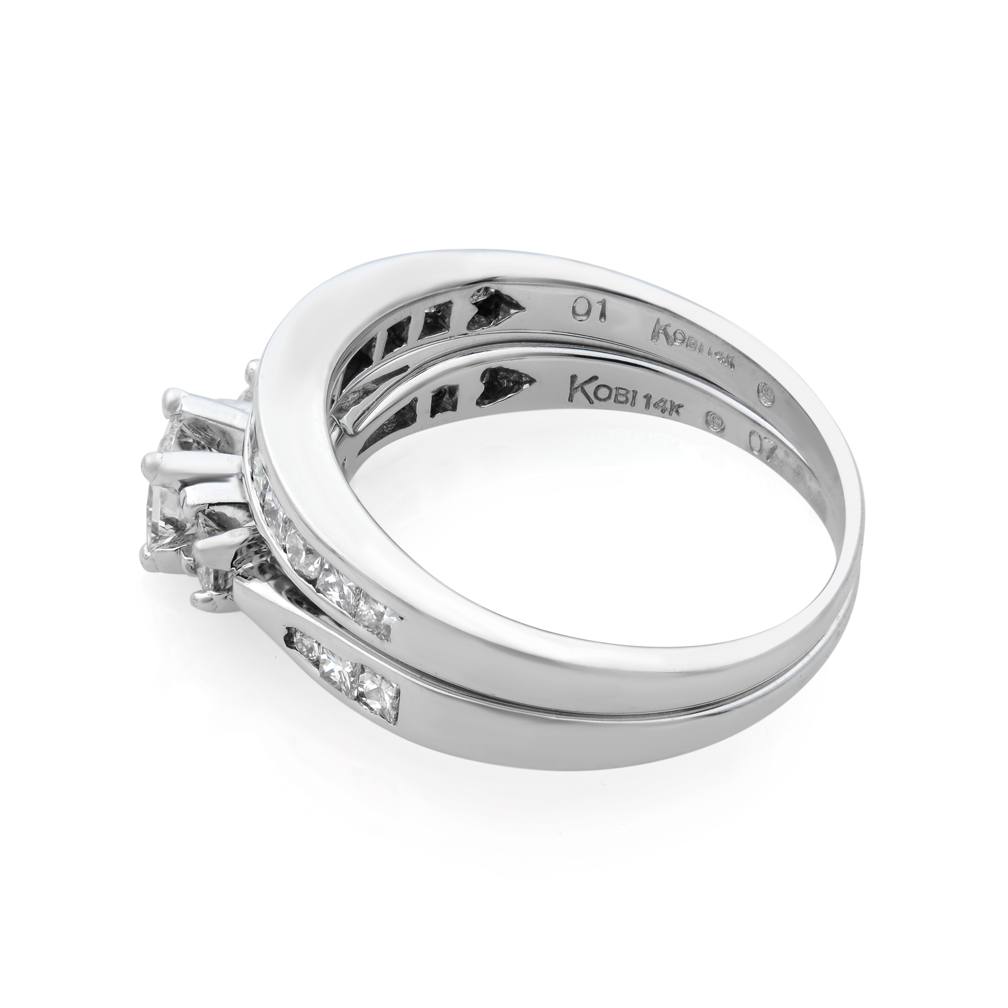 3rd image of Rachel Koen 029154 Engagement Ring with Diamonds, New condition