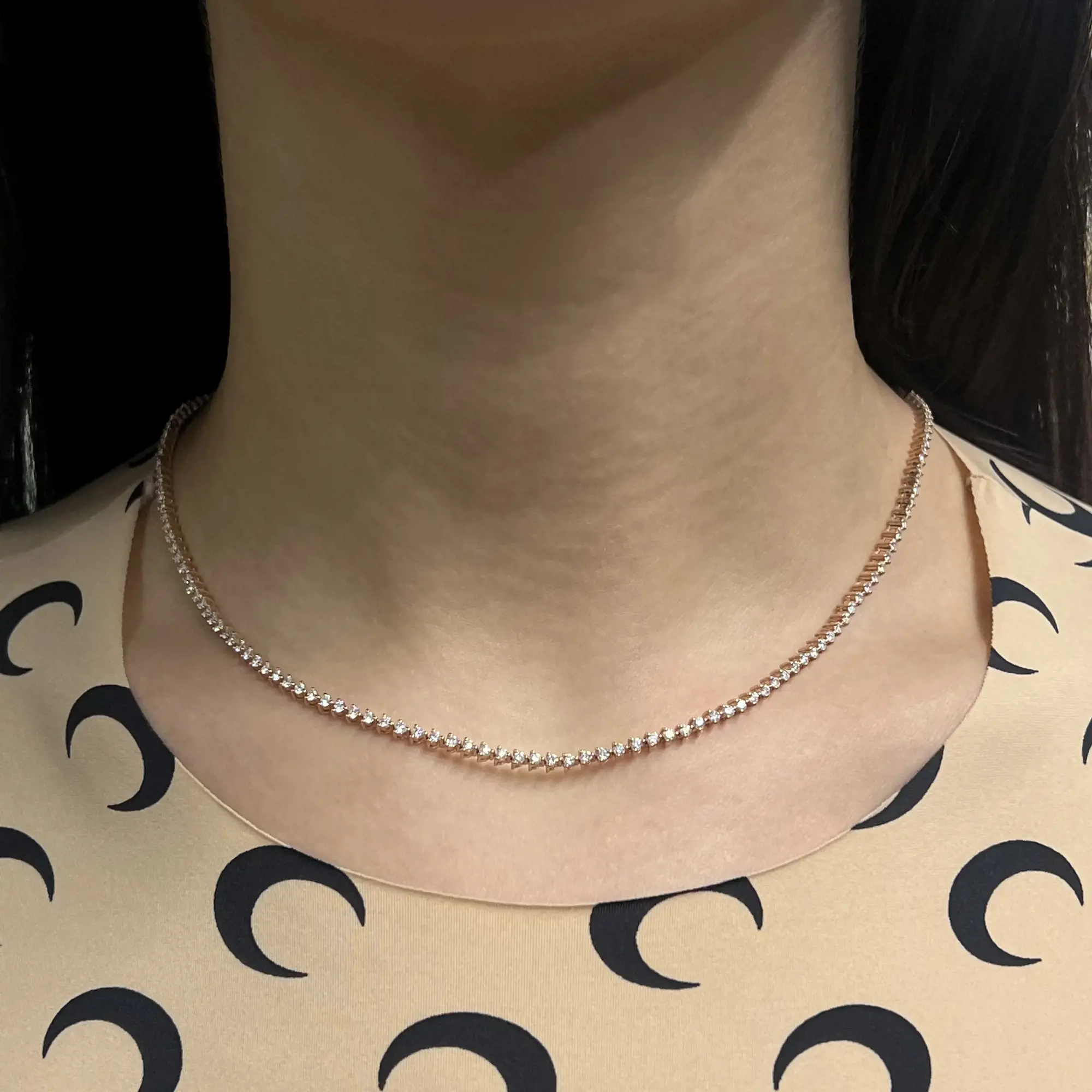 5th image of Rachel Koen 02394 Necklace with Diamonds, New condition