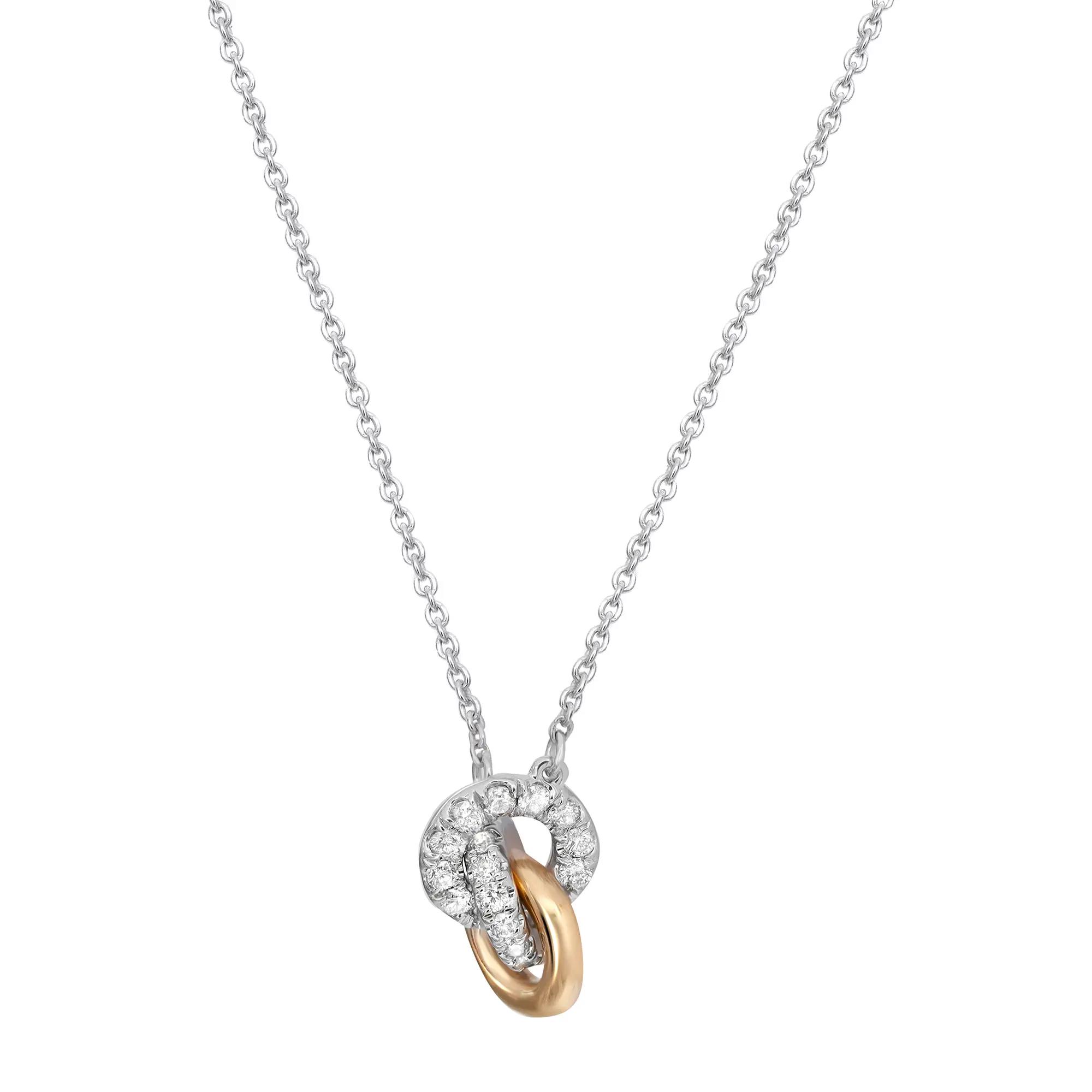 3rd image of Rachel Koen 02834 Necklace with Diamonds, New condition