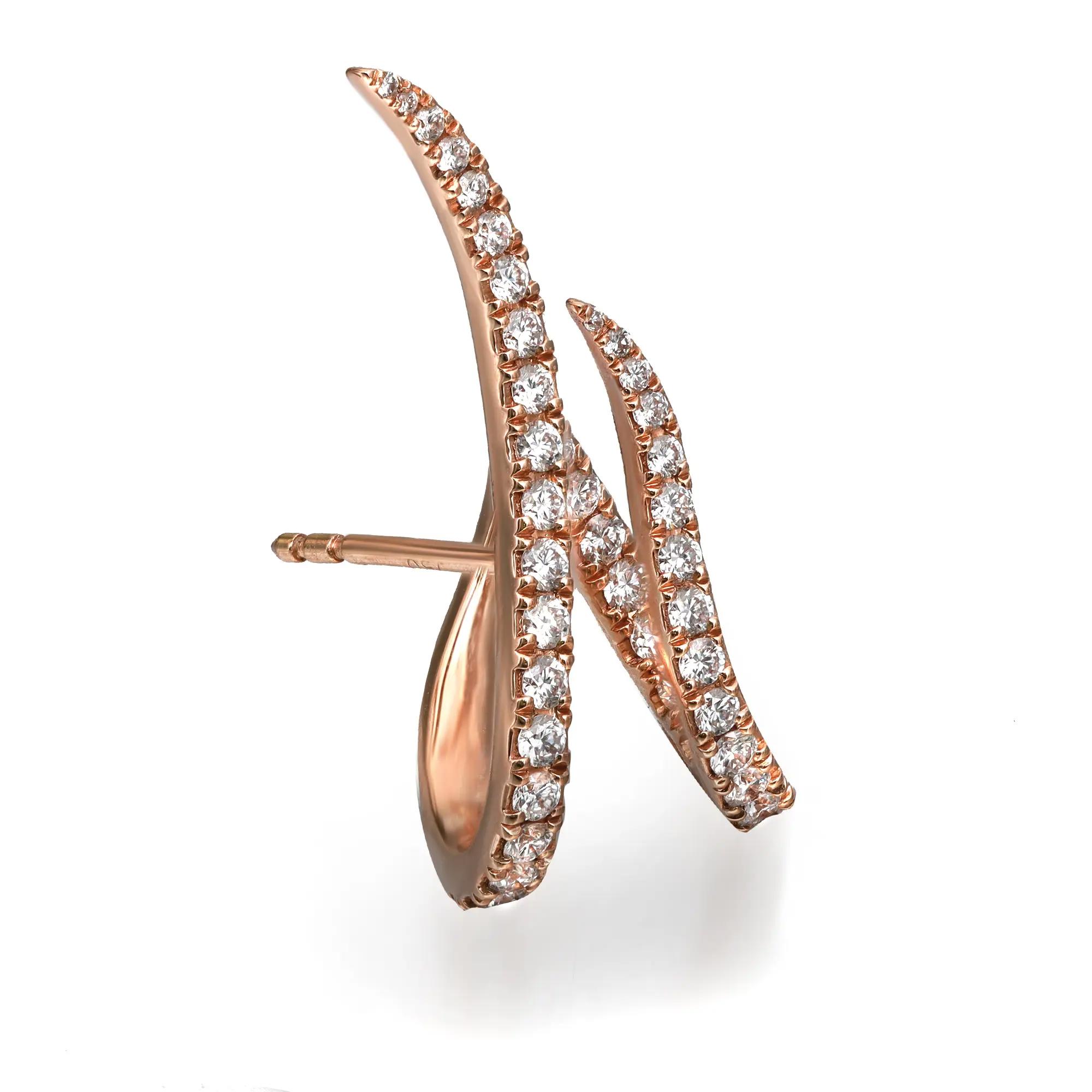 MESSIKA ピアス 18KYG Messika 0.97Cttw Gatsby Daisy Diamond Earrings 18K Rose Gold