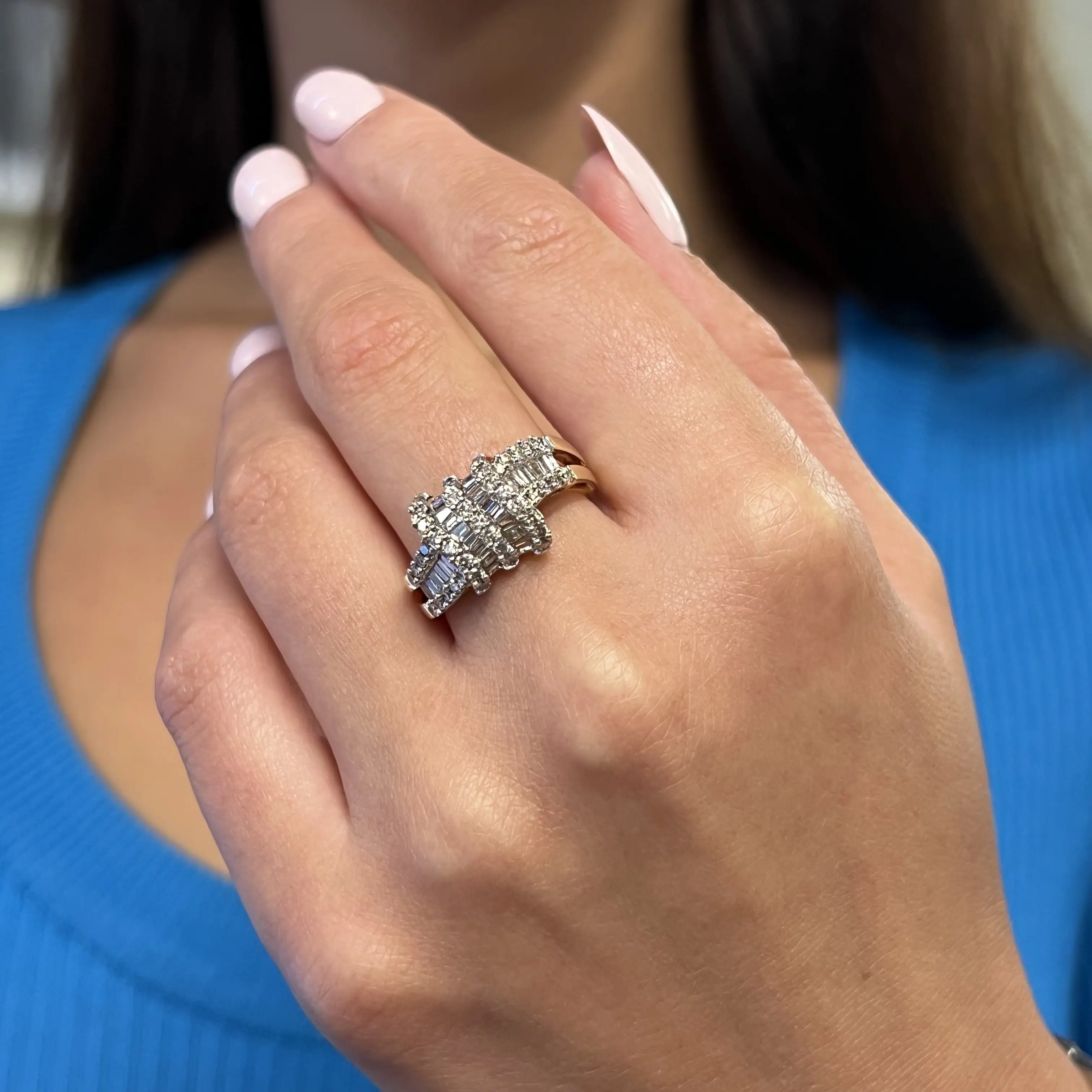 5th image of Rachel Koen 02762 Ring with Diamonds, New condition