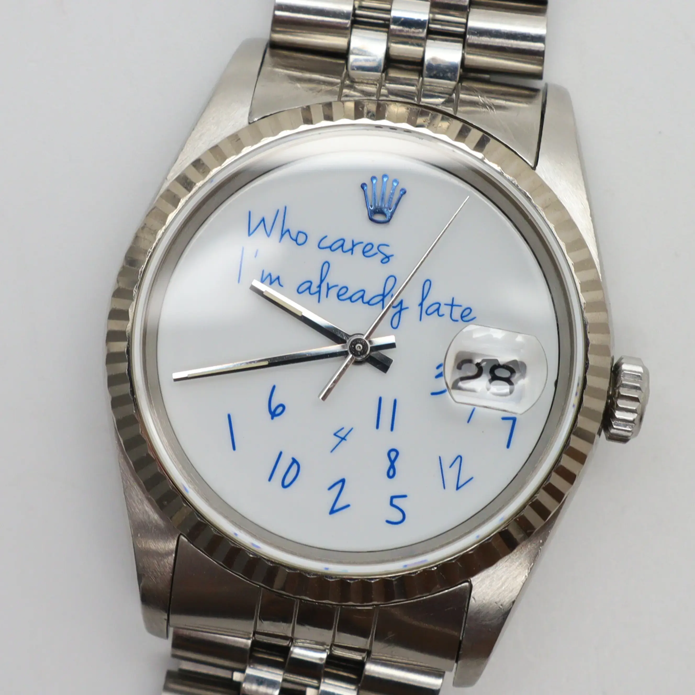 Rolex Datejust 16234 Silver 1991 with original box and papers 4