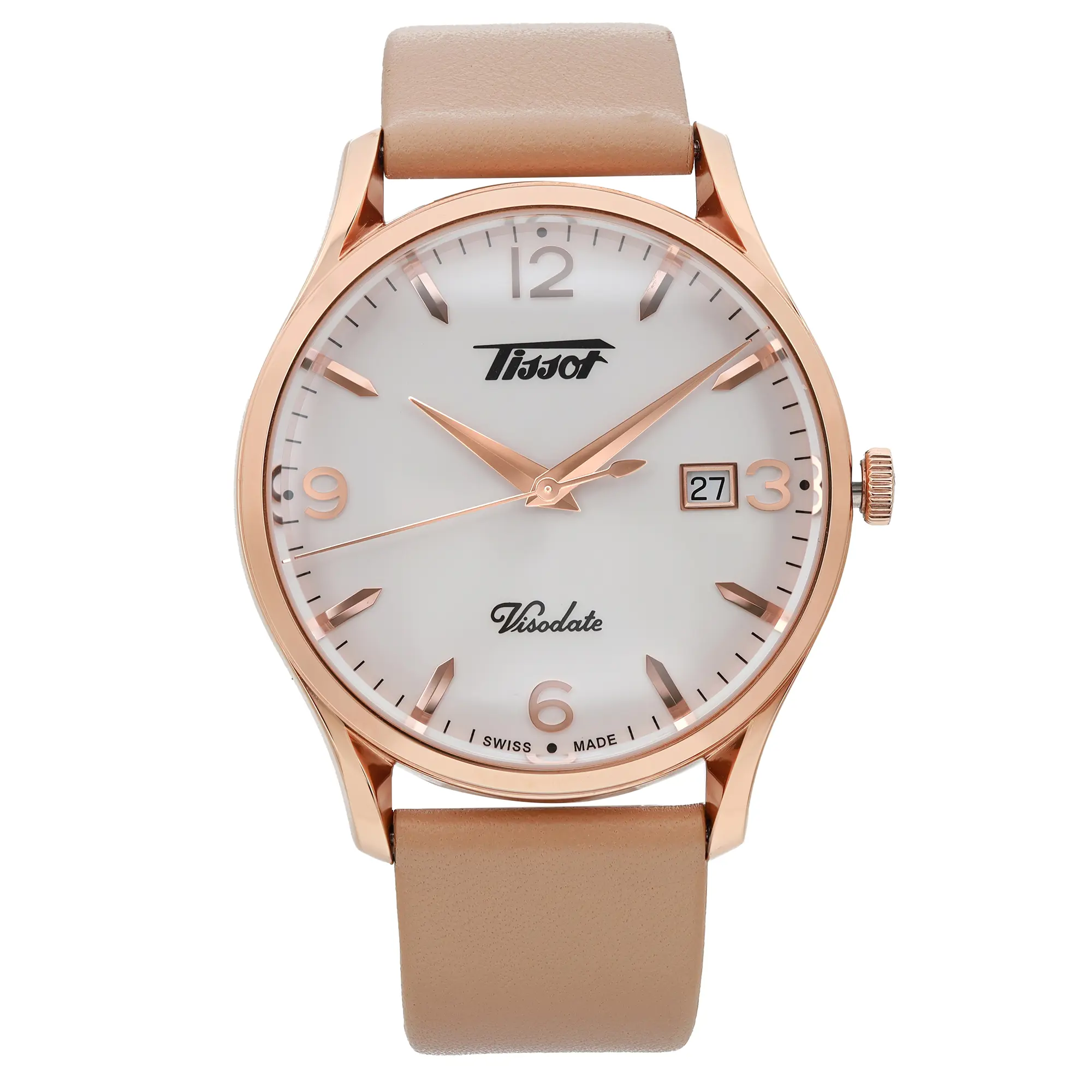 Tissot Heritage Visodate 40mm Opalin Dial Ladies Quartz Watch T118.410.36.277.01