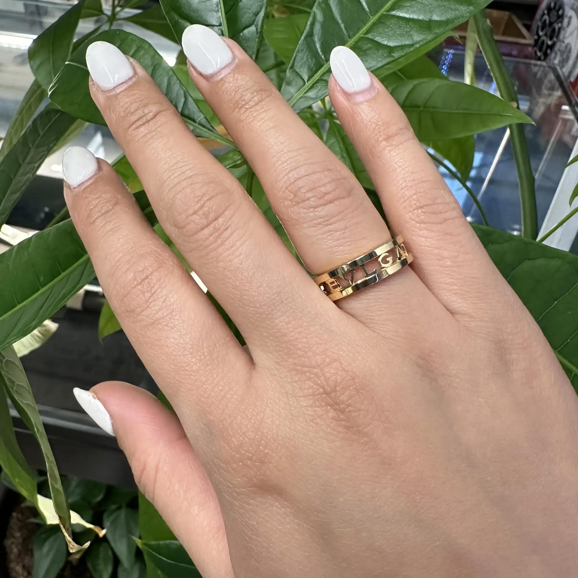 ねぎまぐろ BVLGARI B-zero1バンドリングK18 EU58 ねぎまぐろ様専用 BVLGARI B-zero1バンドリングK18 EU58 - メルカリ