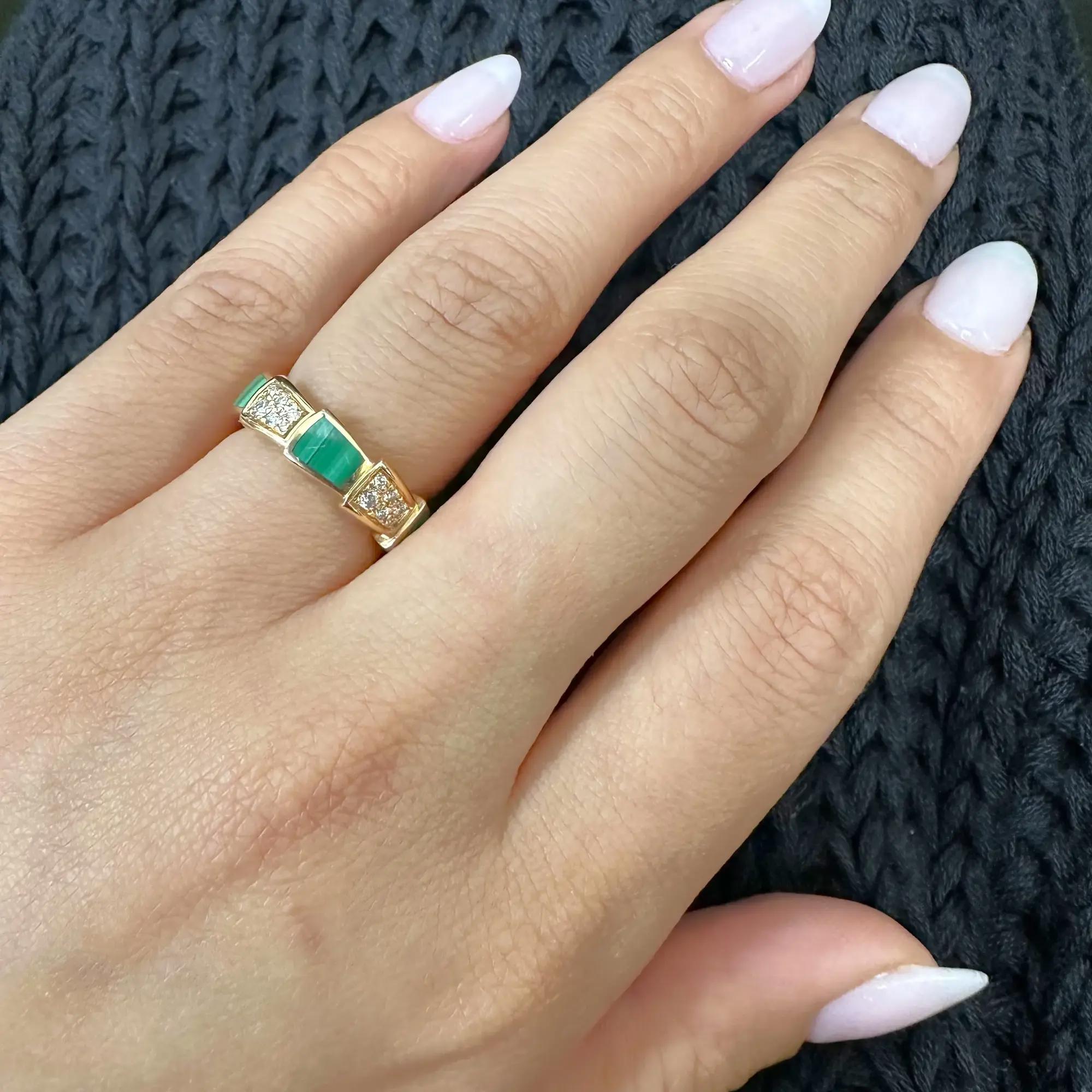 6th image of Bvlgari 356774 Ring with Diamonds & Gemstones, NewWithoutTags condition