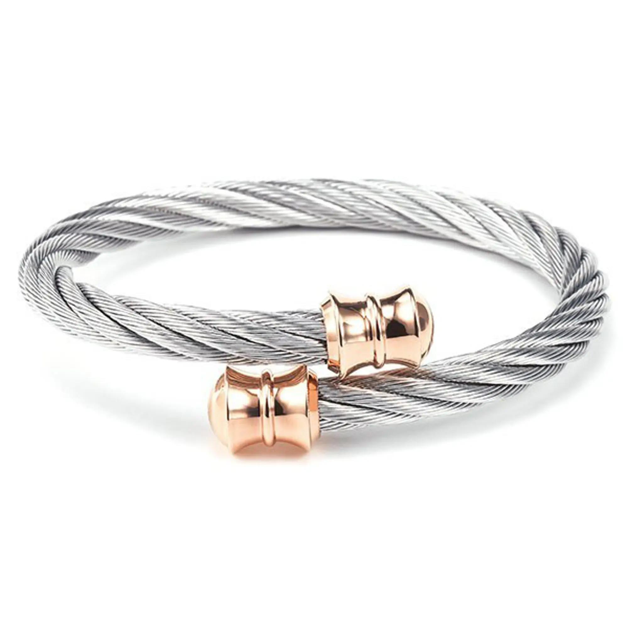 Charriol Celtic Bourse Unisex Bangle Bracelet 04-102-00142-1 Size 