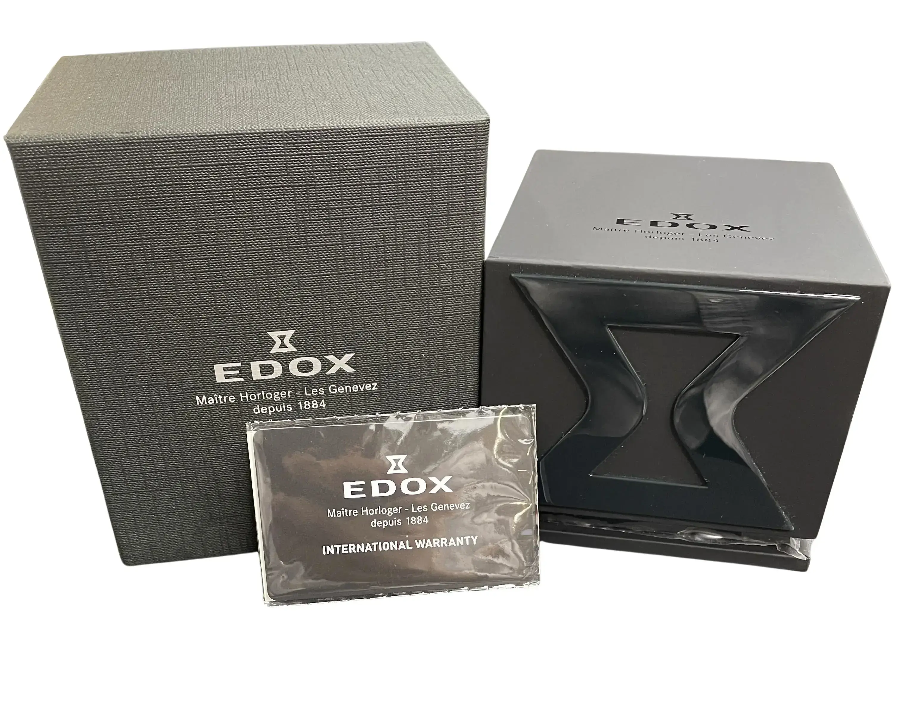 Edox Chronorally 1 Steel 45mm Black Dial Automatic Mens