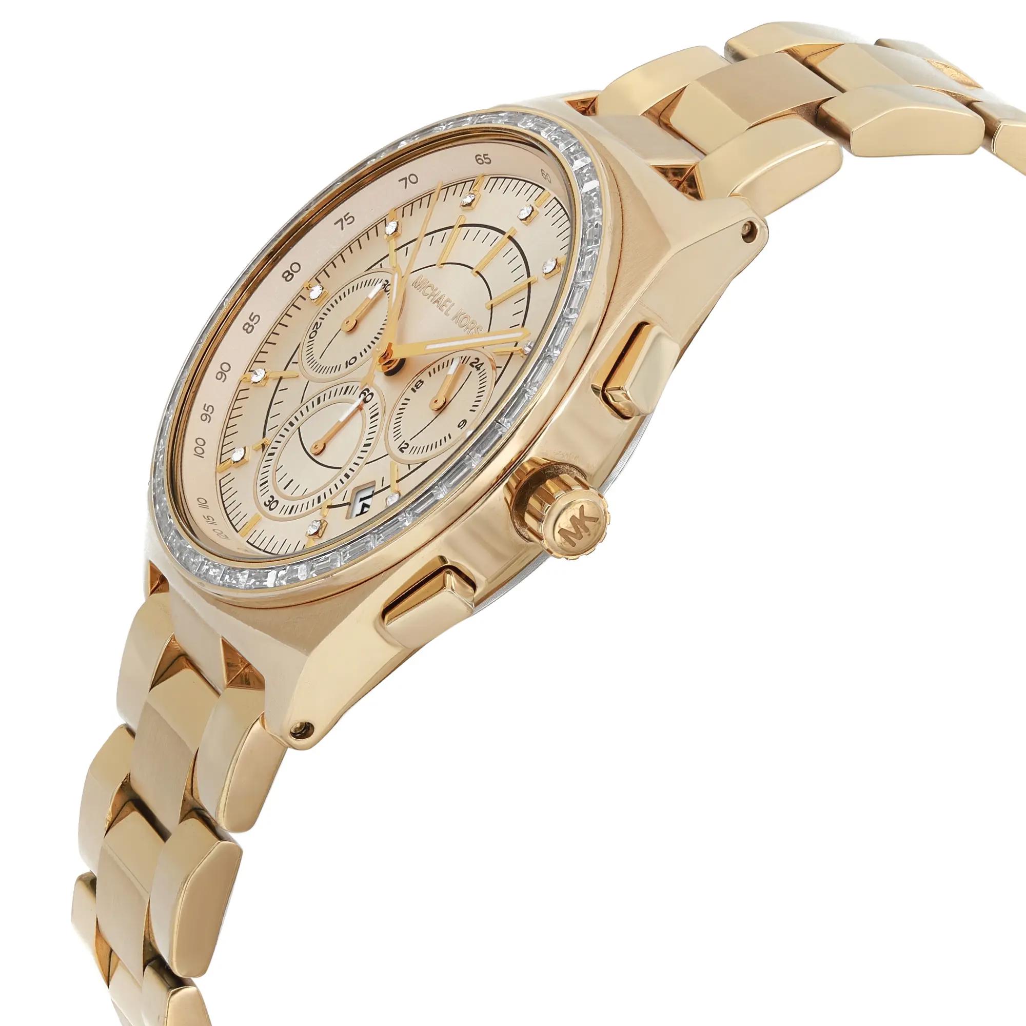 今だけ値下げ！！！ Michael Kors ゴールド MK時計 クリスタル装飾 Amazon.com: Michael Kors Lexington Chronograph Gold-Tone Stainless