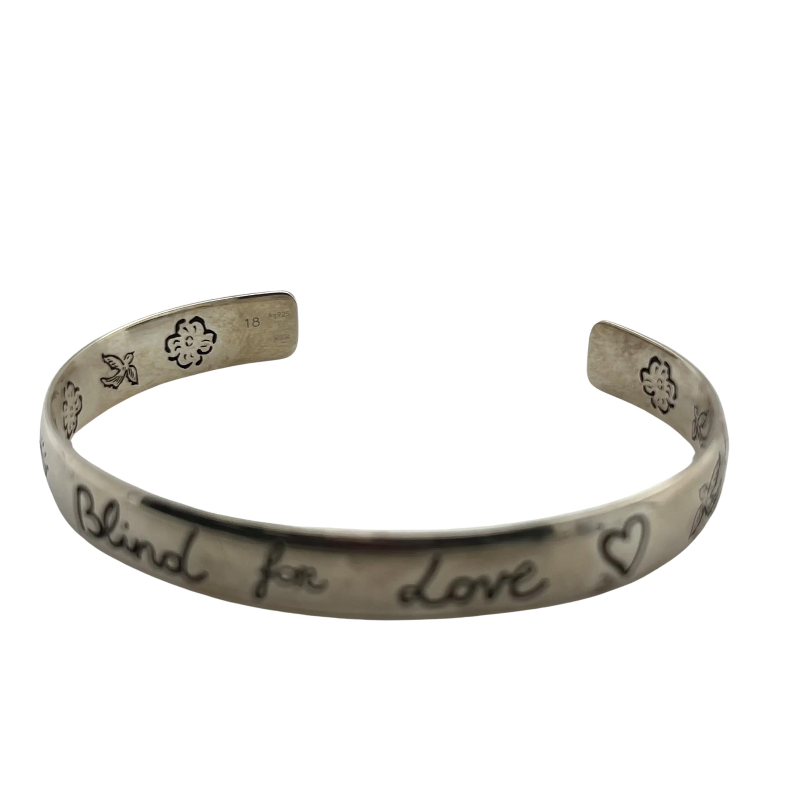 GUCCI グッチ バングル Blind for Love ブラインド フォー ラブ