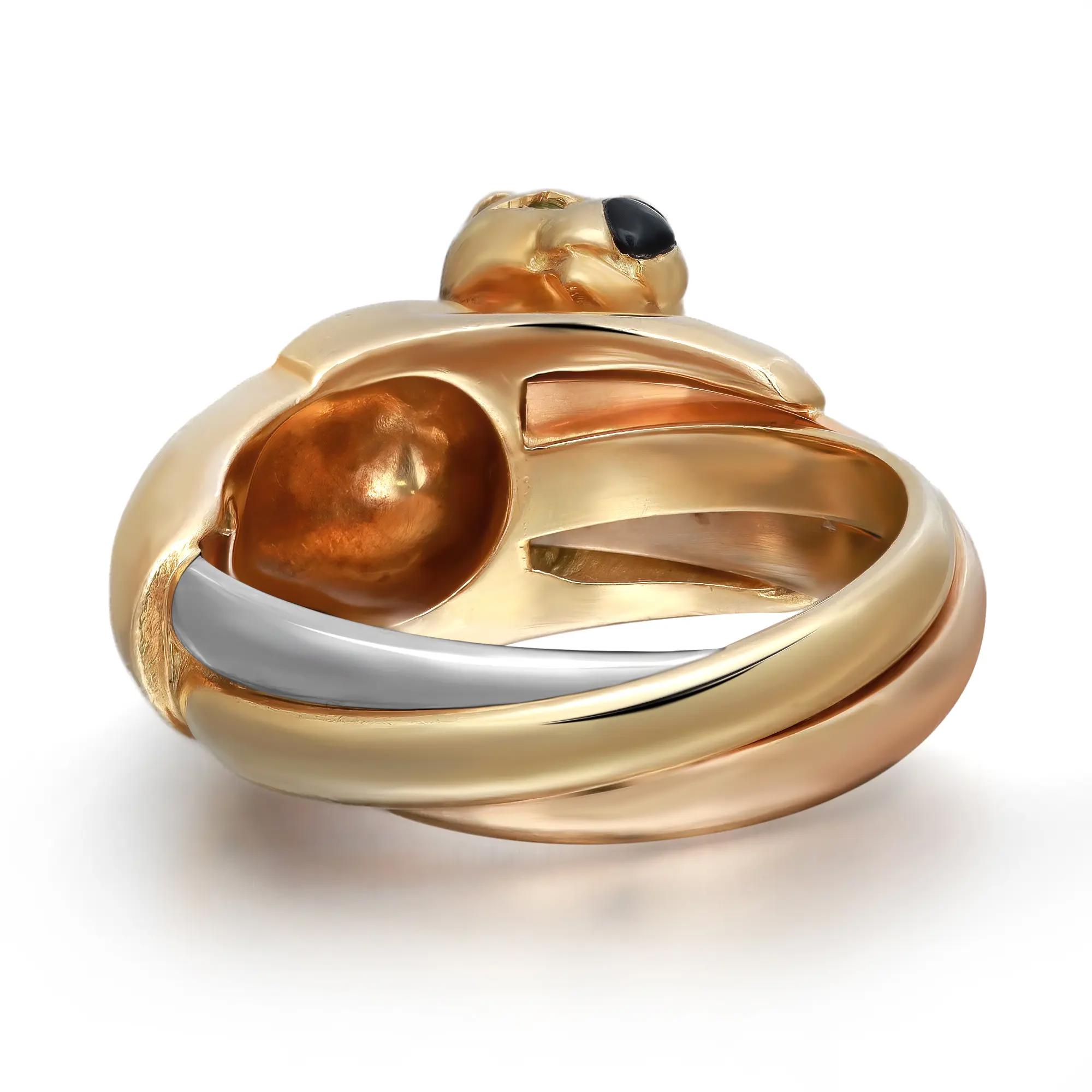 2nd image of Cartier 044151 Ring with Gemstones, PreOwned condition