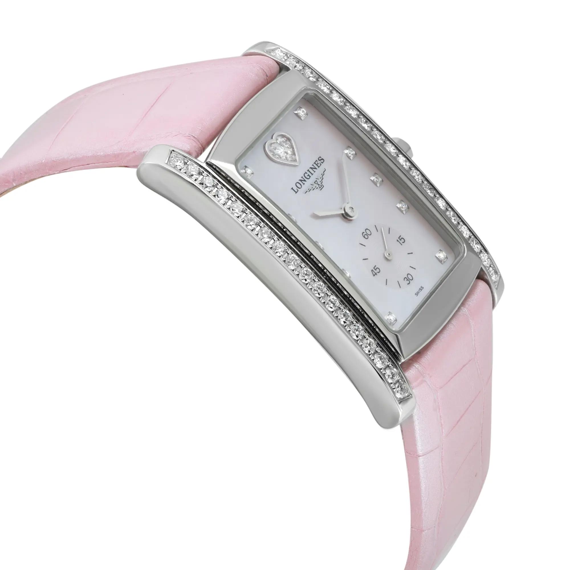 稀少 LONGINES(ロンジン) DolceVita Diamonds Ladies Watch Longines Dolce Vita Diamonds Watch MOP Dial Lady Swiss Made