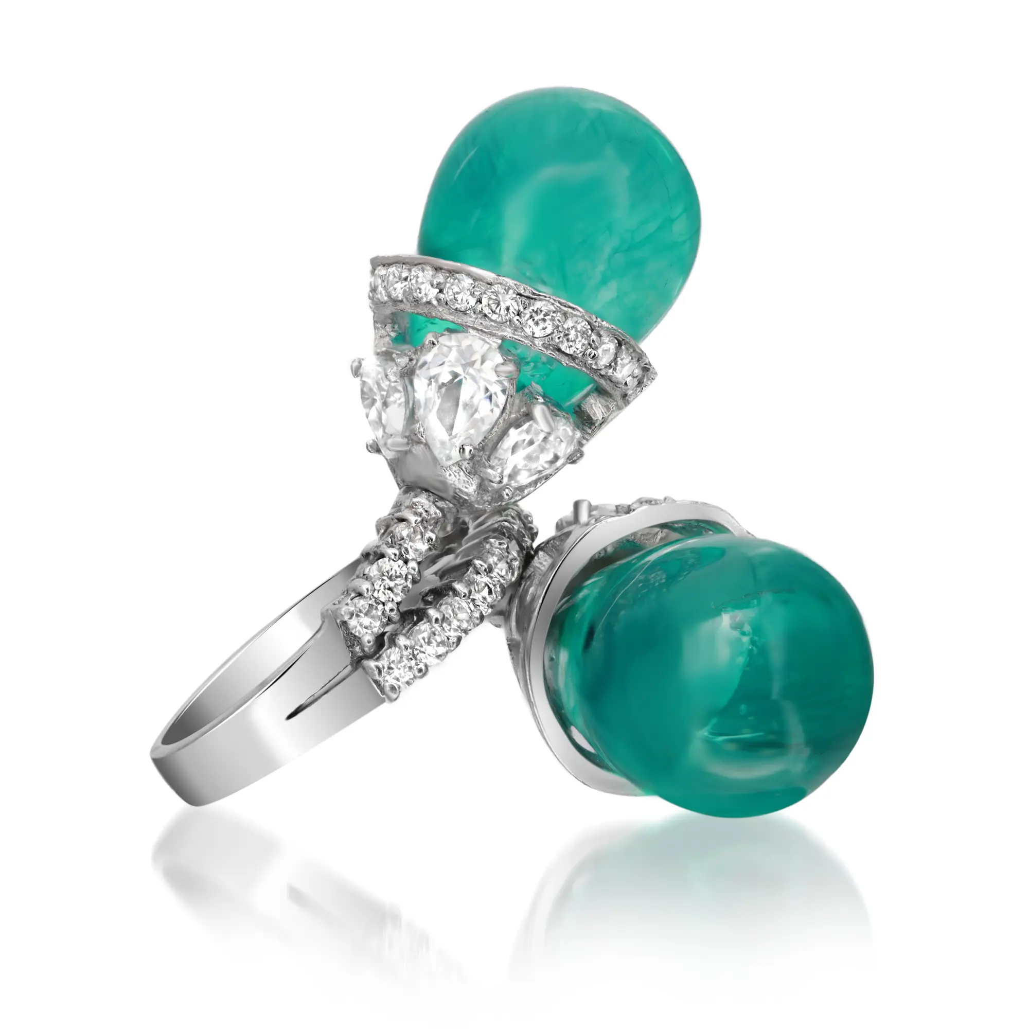 3rd image of Rachel Koen 044311 Ring with Gemstones, PreOwned condition