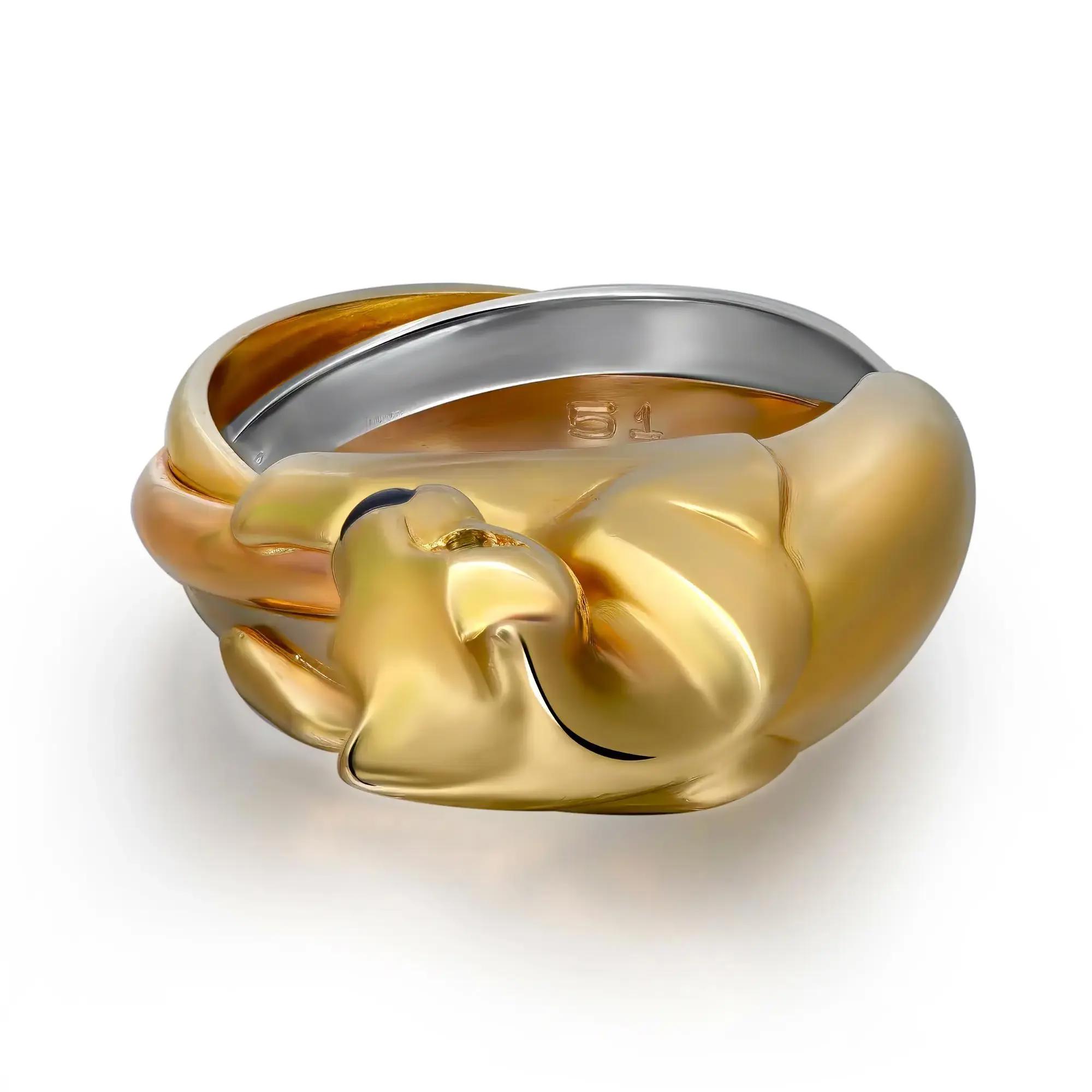 4th image of Cartier 044151 Ring with Gemstones, PreOwned condition