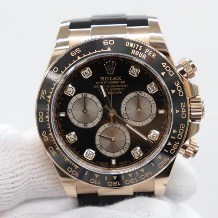 2025 New Rolex 126515LN Daytona 42mm 18K Rose Gold Ceramic Black