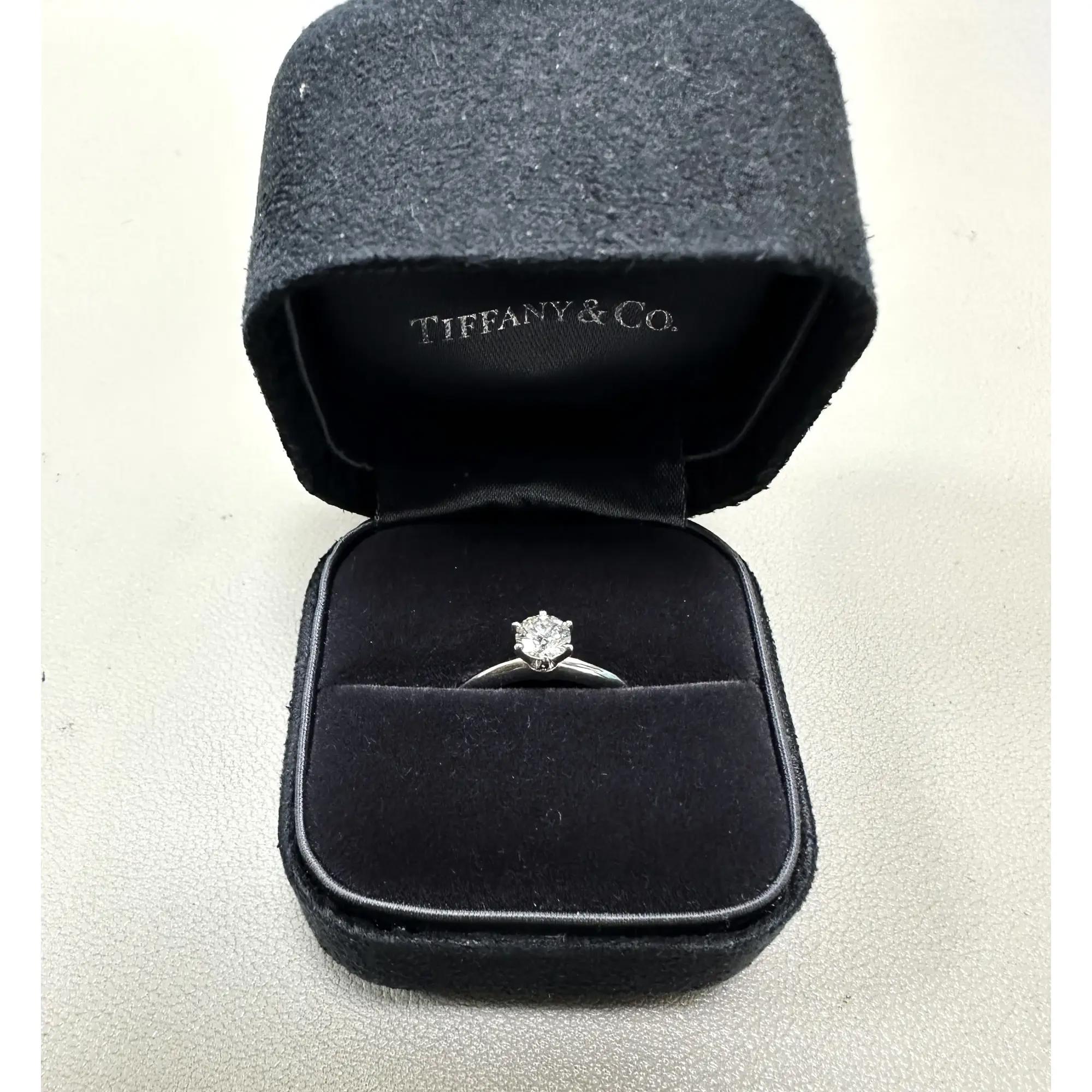 6th image of Tiffany & Co. 044949 Engagement Ring with Diamonds, PreOwned condition