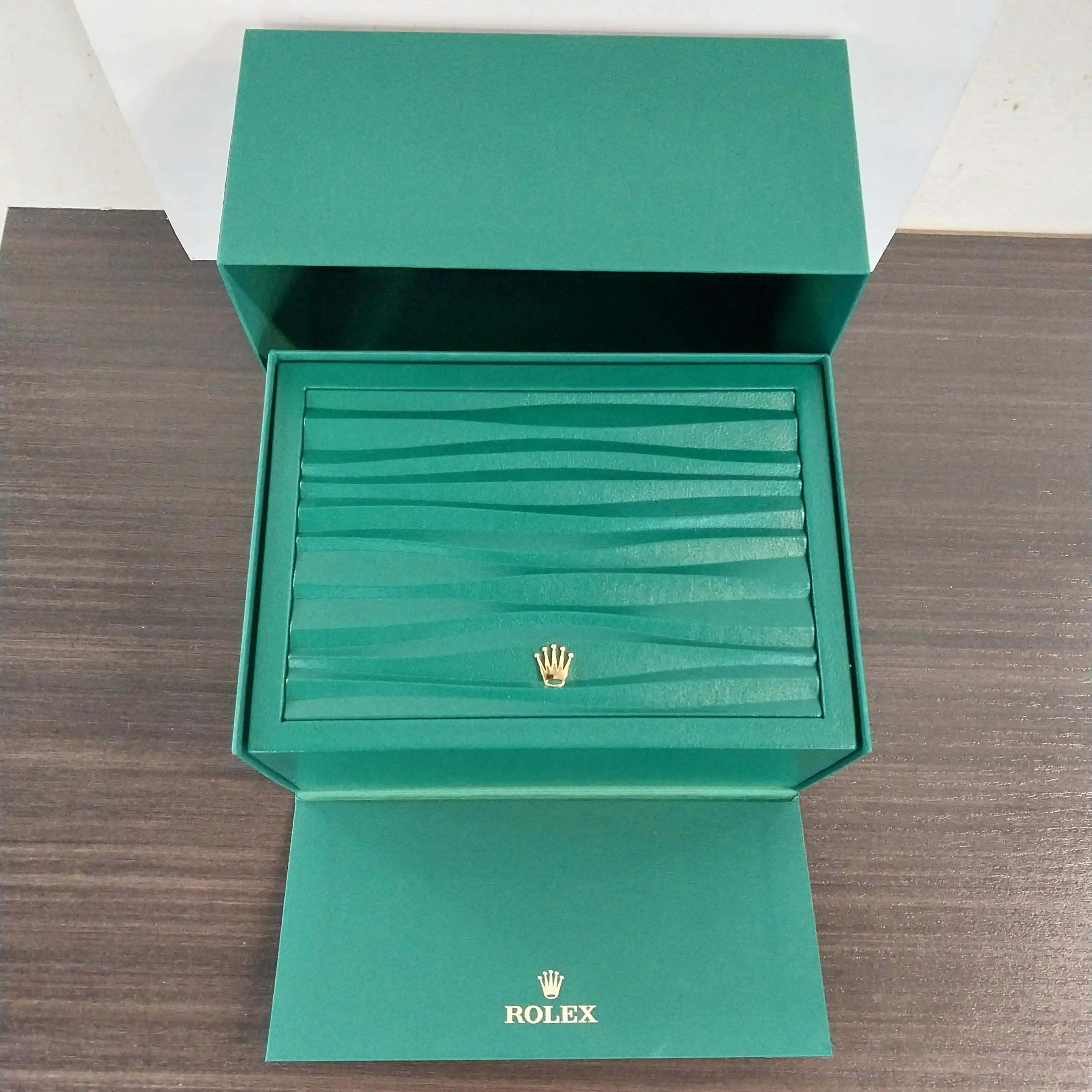 ROLEX グリーンボックス Rolex Green Wave Watch Box 39137 | eBay