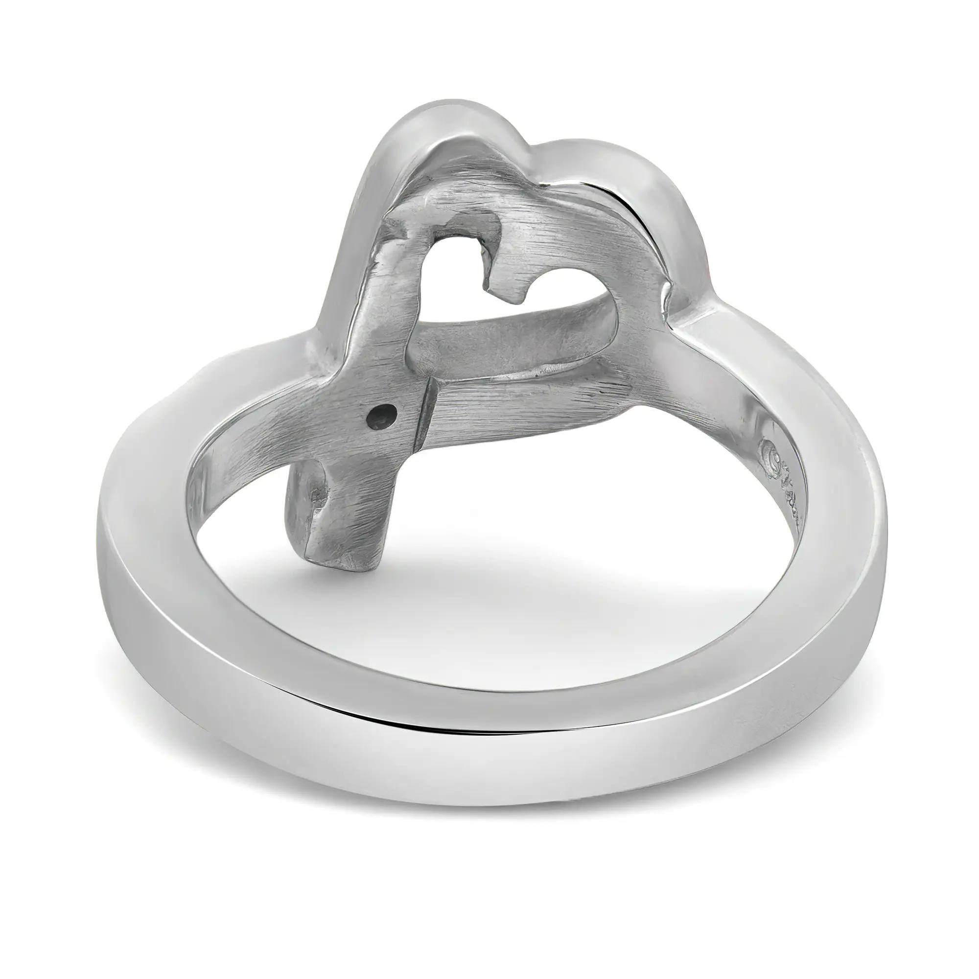 4th image of Tiffany & Co. 028768 Ring with Diamonds, PreOwned condition