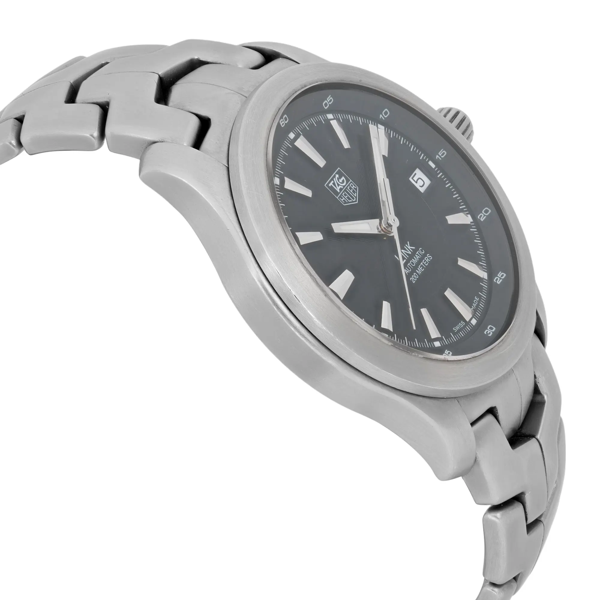 TAG Heuer Link Steel Black Dial Men Automatic Watch WJF2110.BA0570