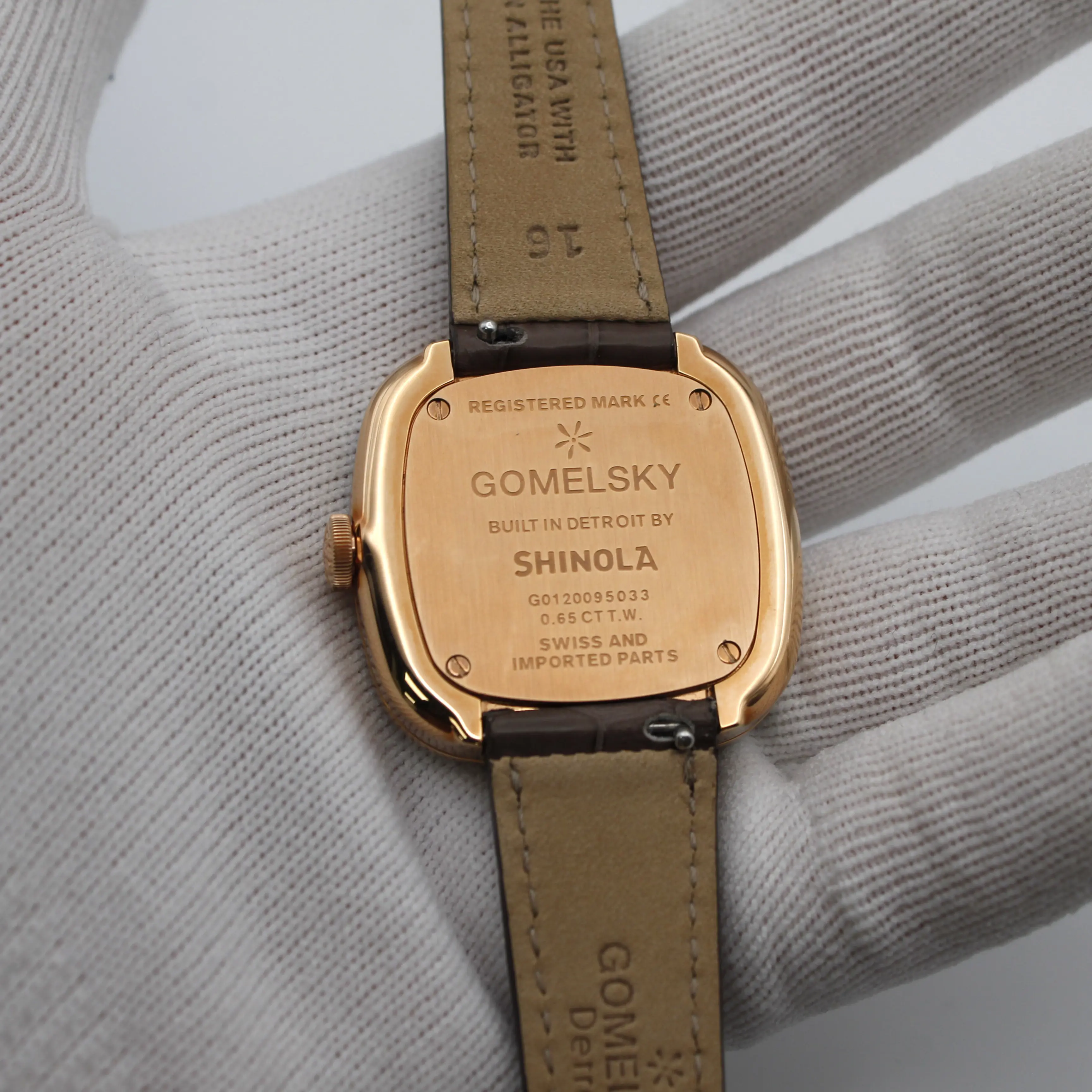 Gomelsky Eppie Sneed Stainless Steel Diamond Gomelsky Eppie Sneed Steel MOP Dial Quartz Ladies Watch  main image 3