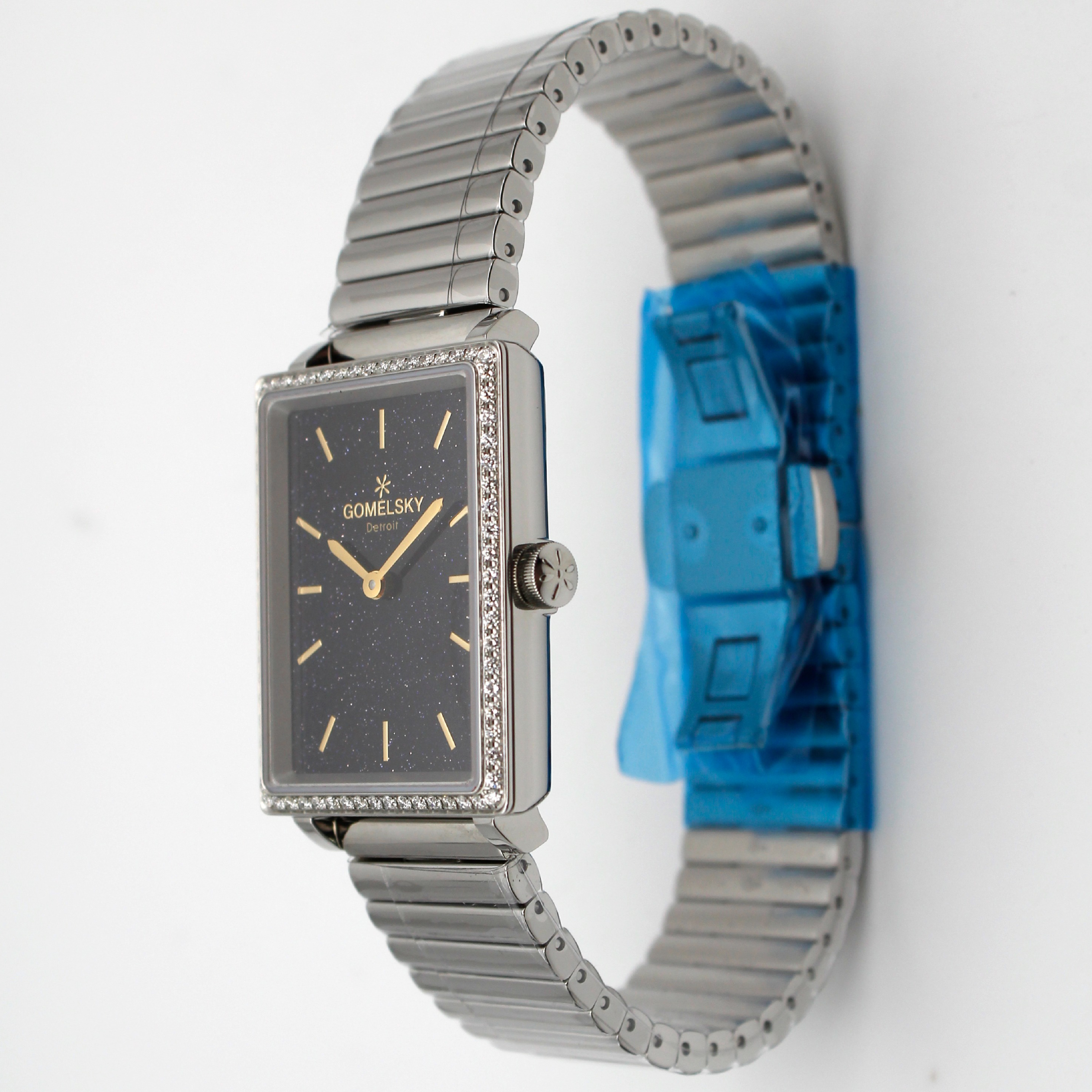 Gomelsky Shirley Fromer Steel White Dial Quartz Ladies Watch G0120072640 Shinola Gomelsky Shirley Rose Watch Diamond Bezel Mother  main image 3