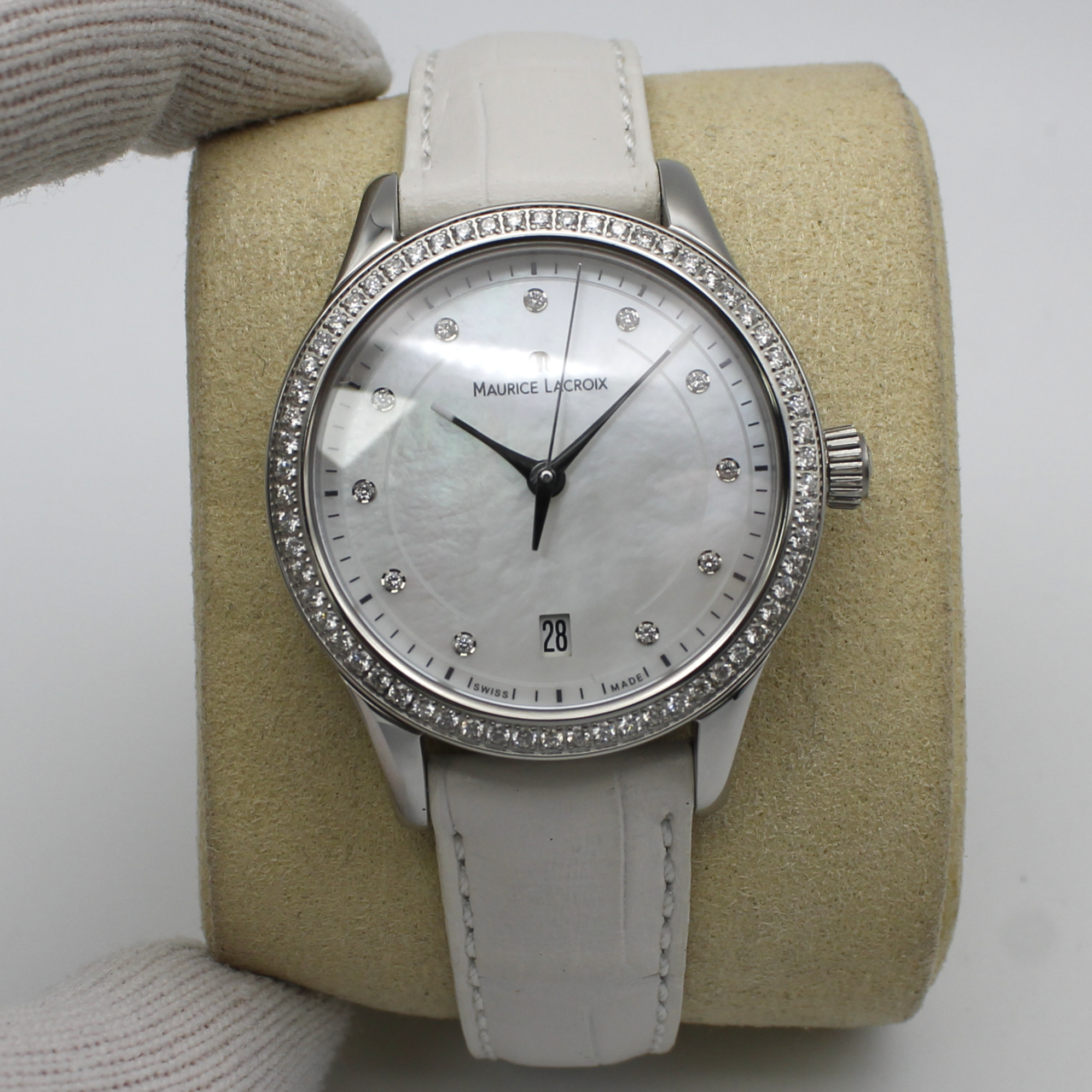 Maurice Lacroix Les Classiques Diamonds MOP Dial Quartz Watch