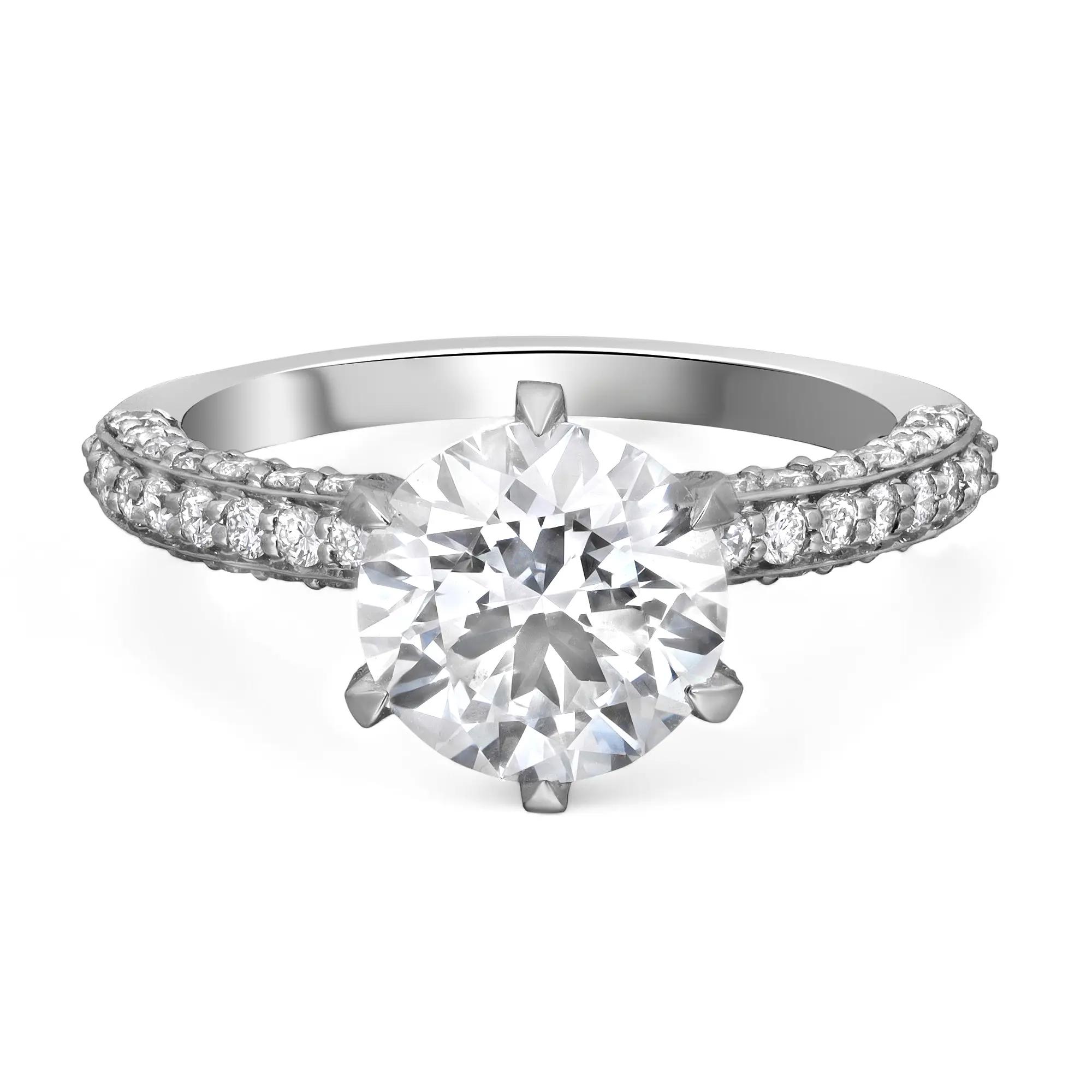 1st image of Rachel Koen 045659 Engagement Ring with Diamonds, New condition