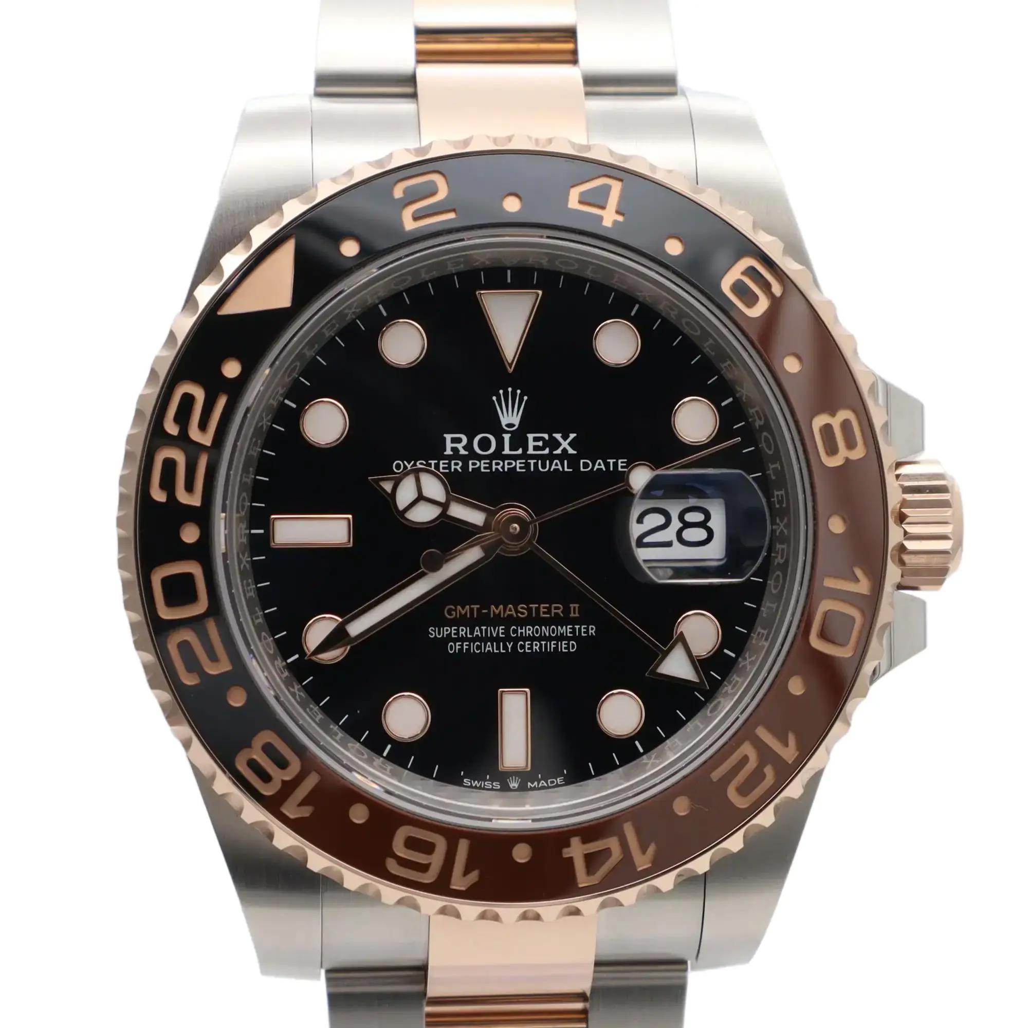 2025 New Rolex 126711CHNR GMT-Master II Rootbeer 18K Gold Steel