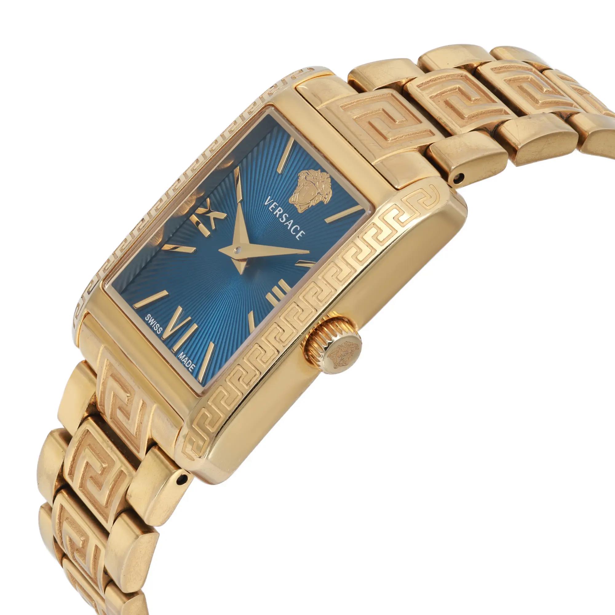 Versace Tonneau 23MM Gold-Plated Stainless Steel Quartz Ladies