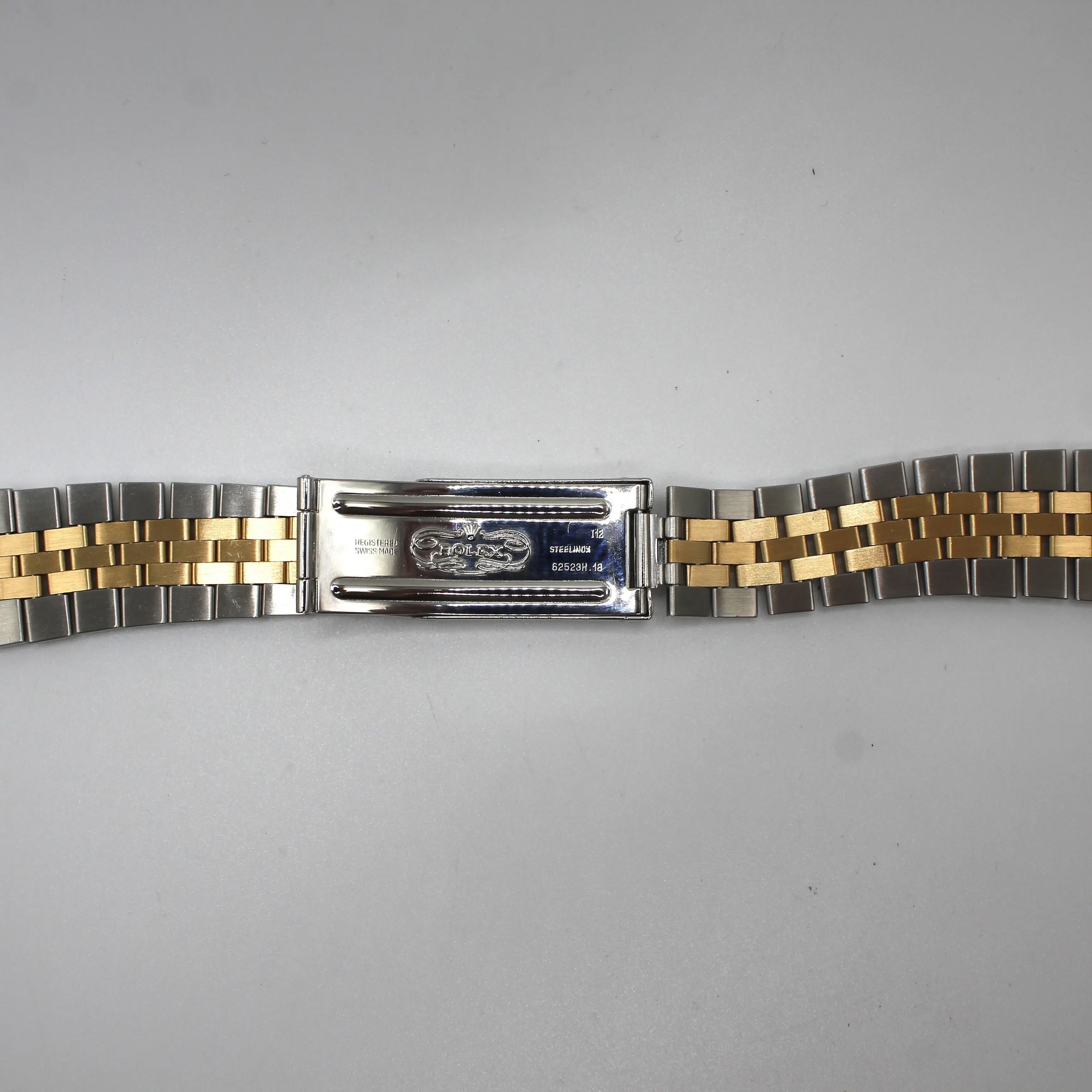 Rolex Jubilee 455 End Links 18K Yellow Gold Steel 20MM Watch