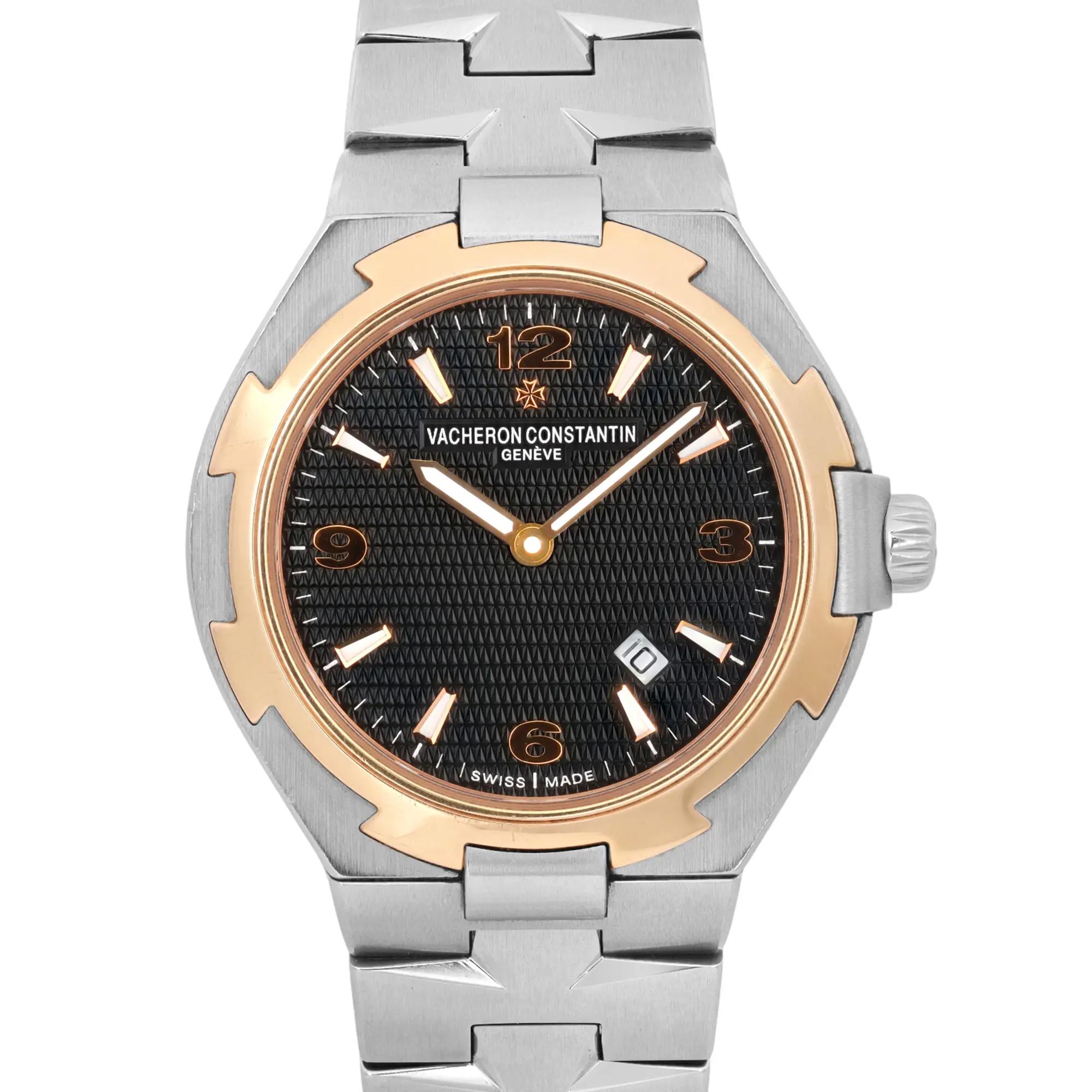 Up Close Front Facing Picture Of Vacheron Constantin 25250 Stainless Steel Watch Pre Owned Condition