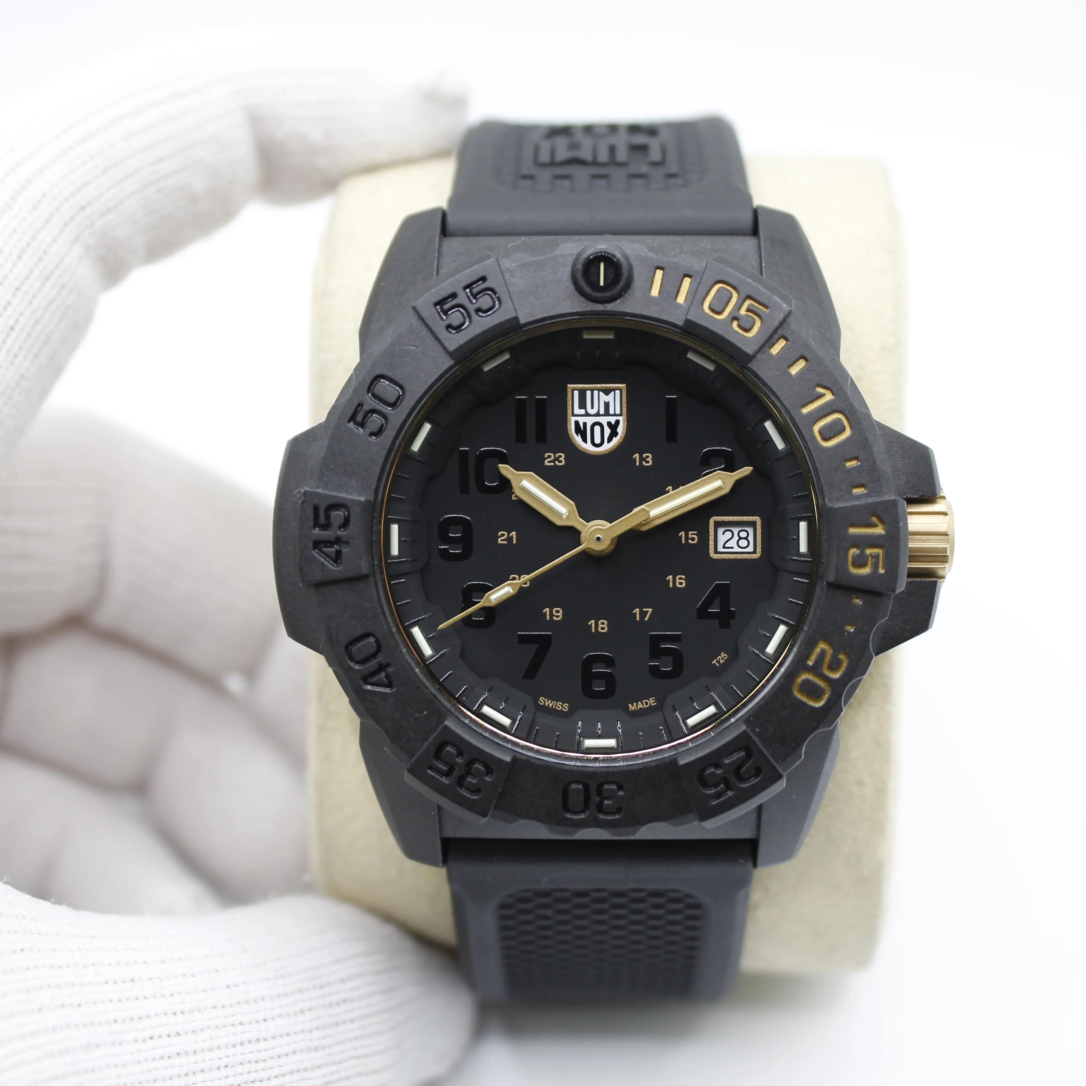 Luminox Navy Seal Series 3500 45mm Carbon Black Dial Mens Watch