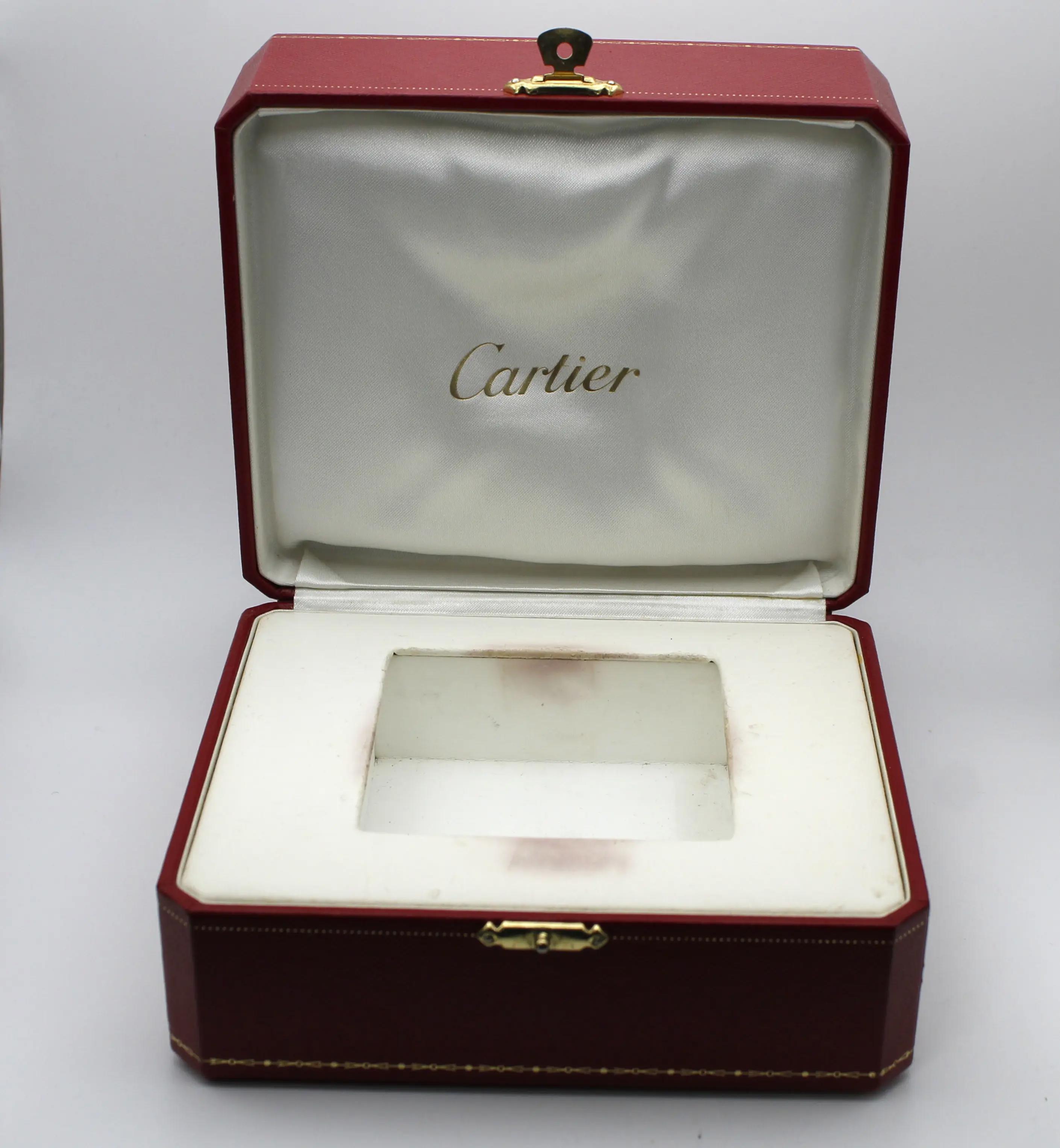 Cartier Red Presentation Storage Carrying Watch Box COWA0043 | eBay