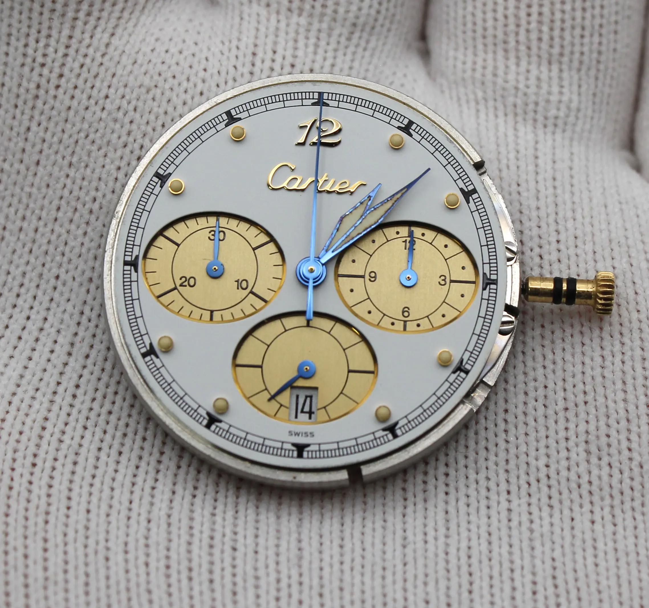 Cartier Pasha de Cartier Chronograph Dial Hands Quartz Movement